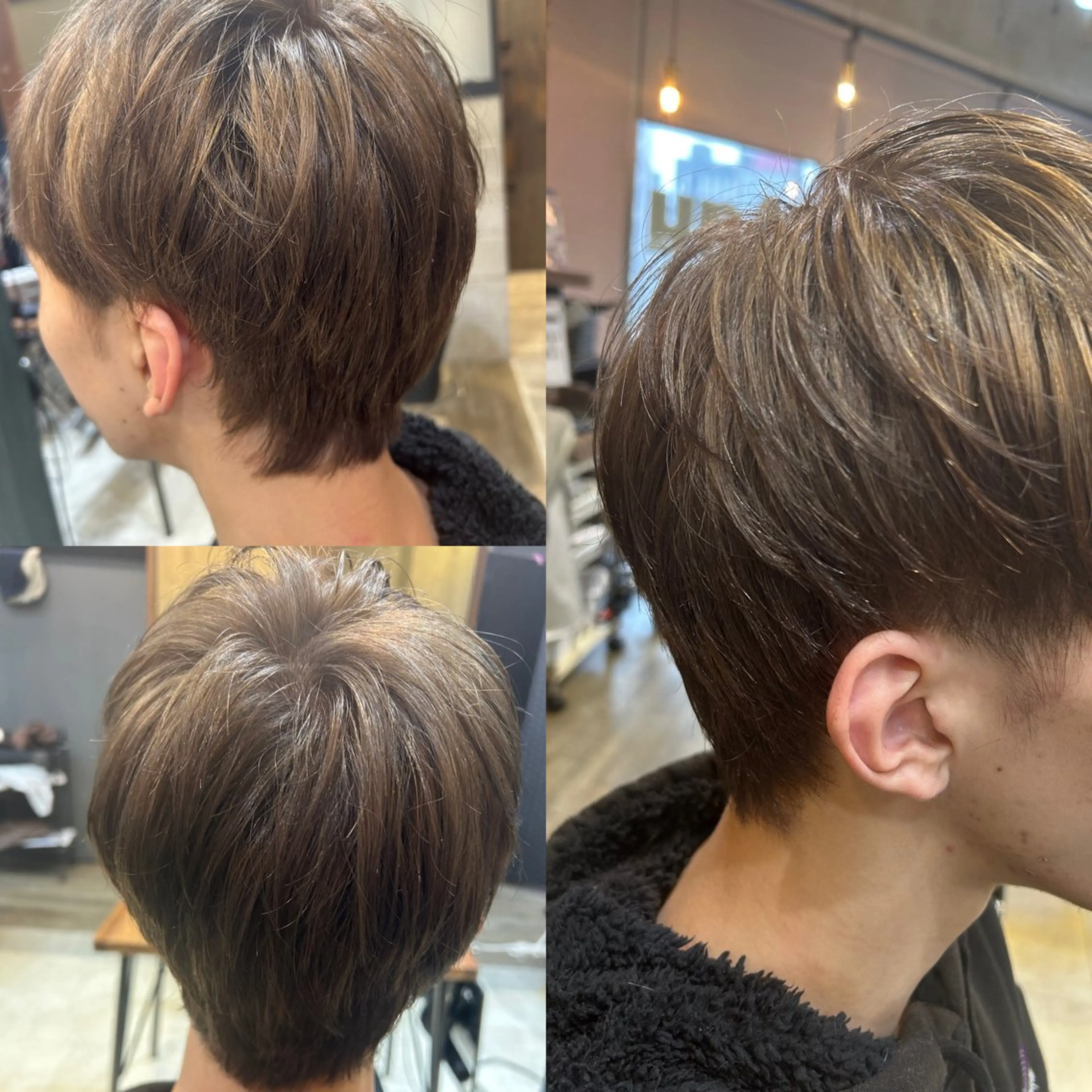 カラー メンズ 工藤 希のヘアスタイル