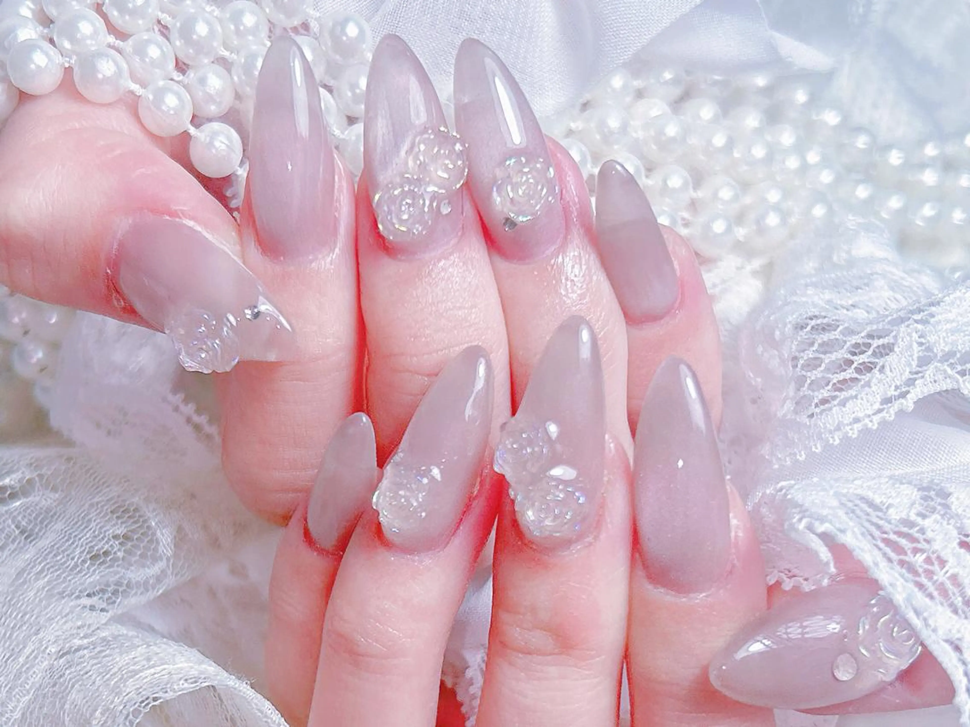 ネイル ハンドネイル 🎀ゆうず 𝜗𝜚 ྀིのネイルデザイン