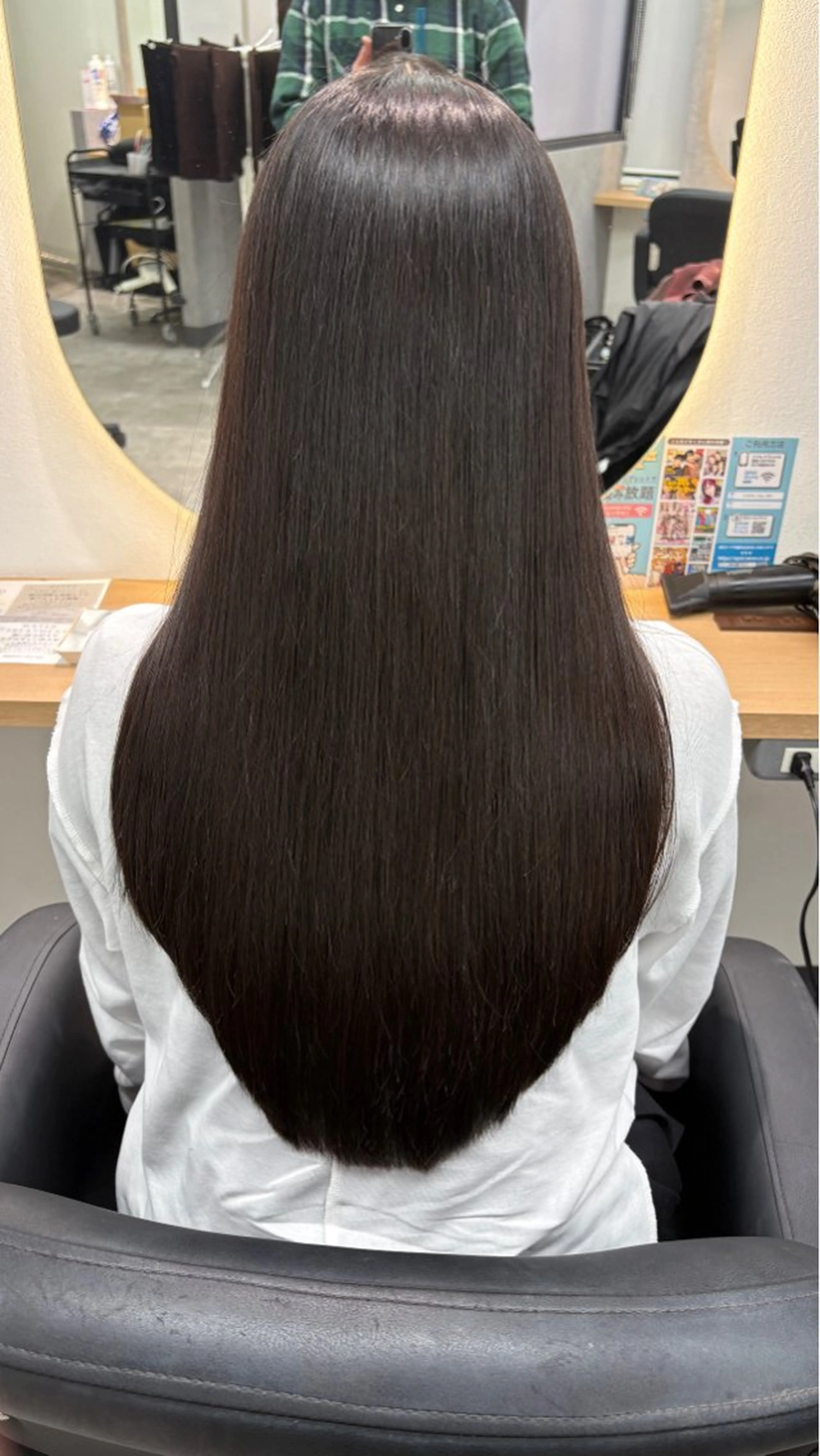 ✨艶髪✨メンテナンスカット+髪質改善ストレート/酸性ストレート/美髪矯正→Instagramの撮影モデルの写真