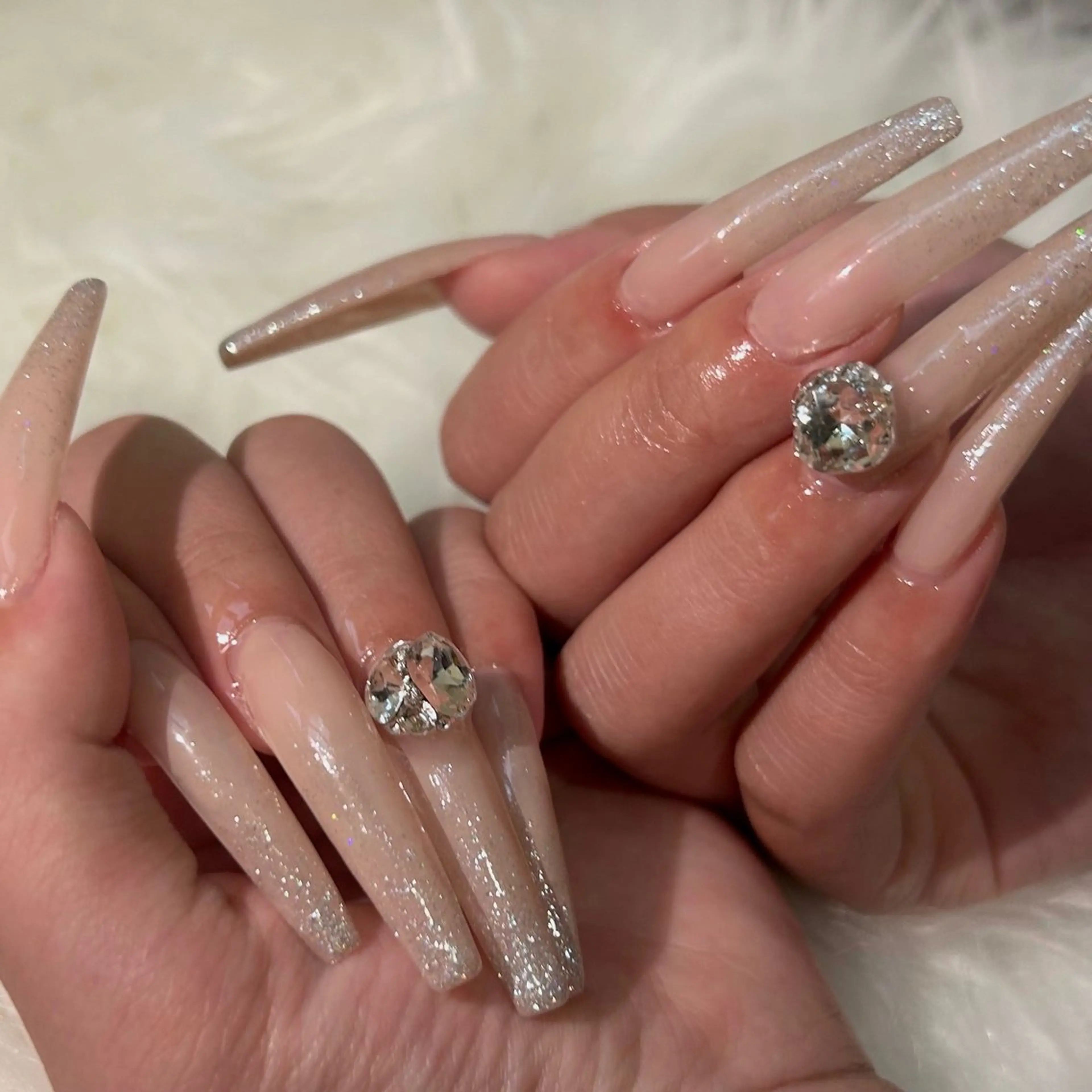 ネイル ロングネイル ハンドネイル P-BOX所属・NENE／Insta p_box_neneのネイルデザイン