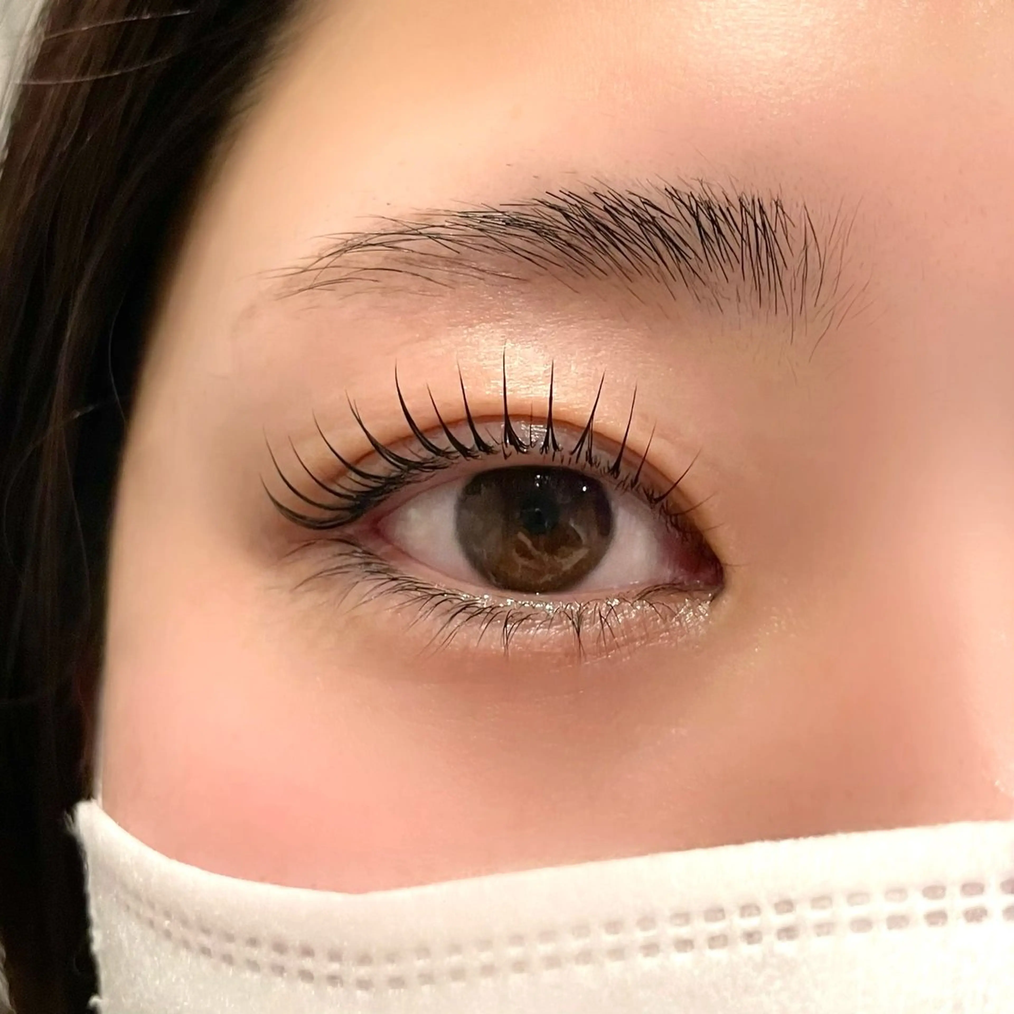 マツエク・マツパ 束感まつ毛 まつげパーマ 一重×まつ毛パーマ Nae.所属・眉毛/まつ毛/代官山 アイサロン🌻NAEのマツエク・マツパデザイン