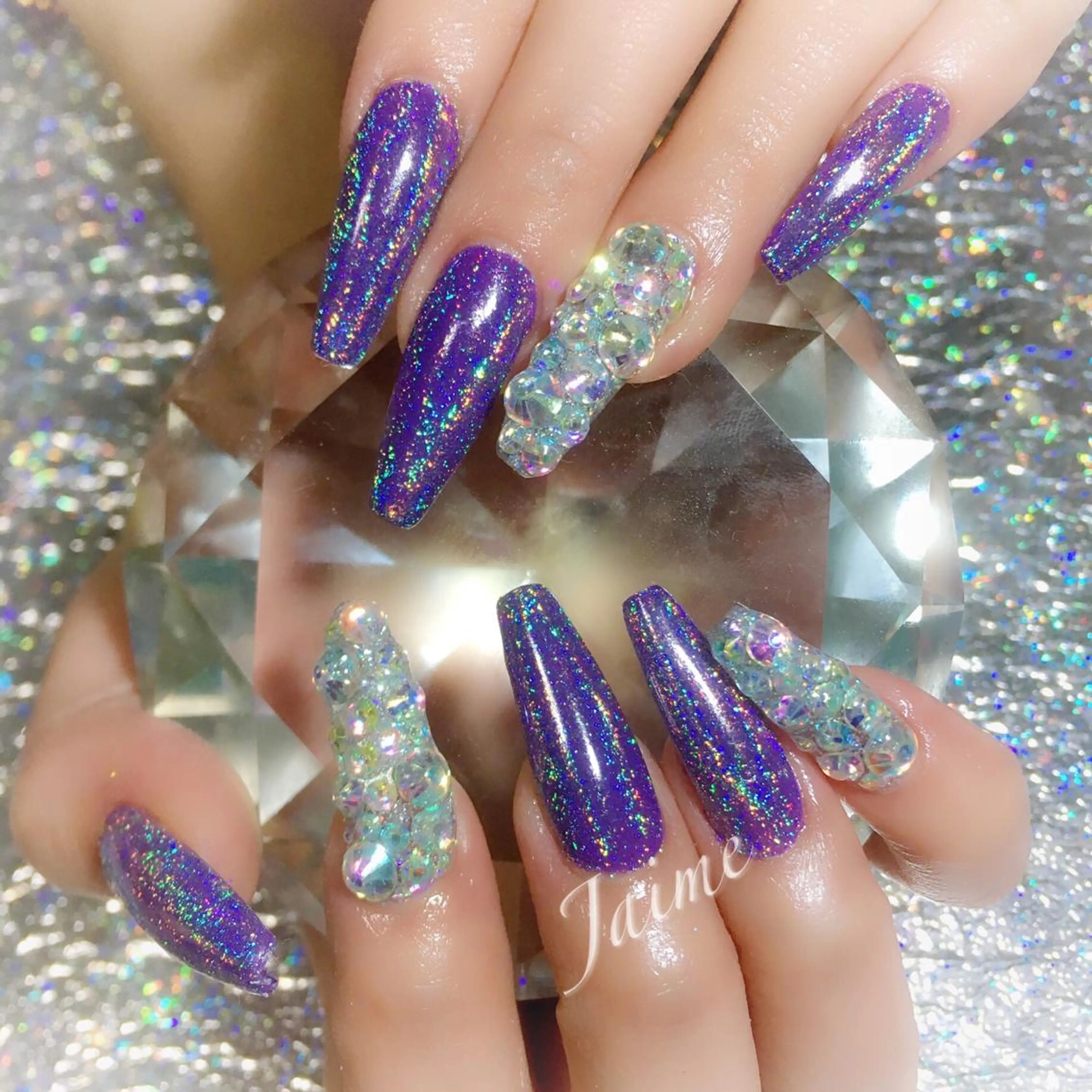 ロング ネイル Jaime Yuiのネイルデザイン