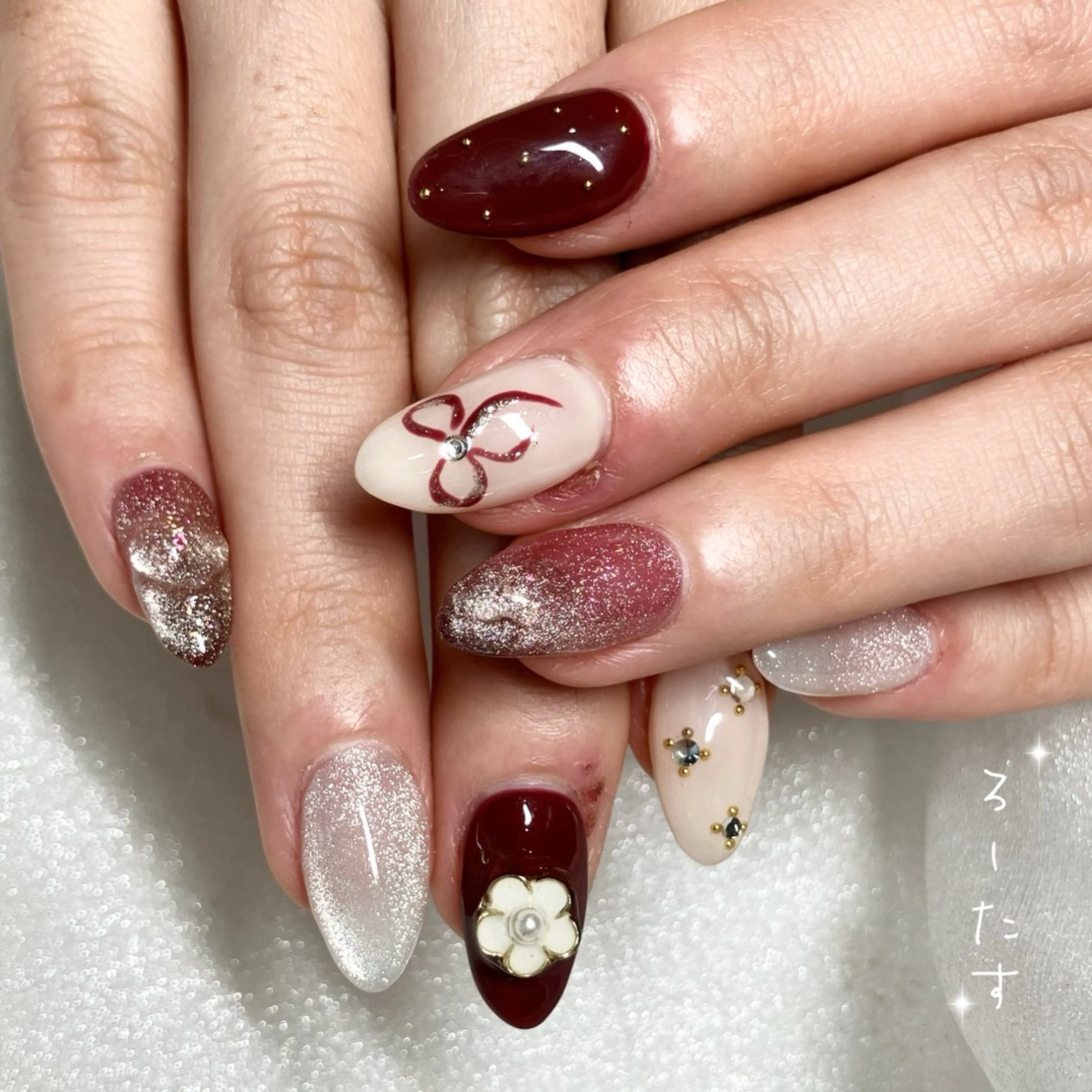 ネイル マオジェル導入サロン ♡ろーたすのネイルデザイン