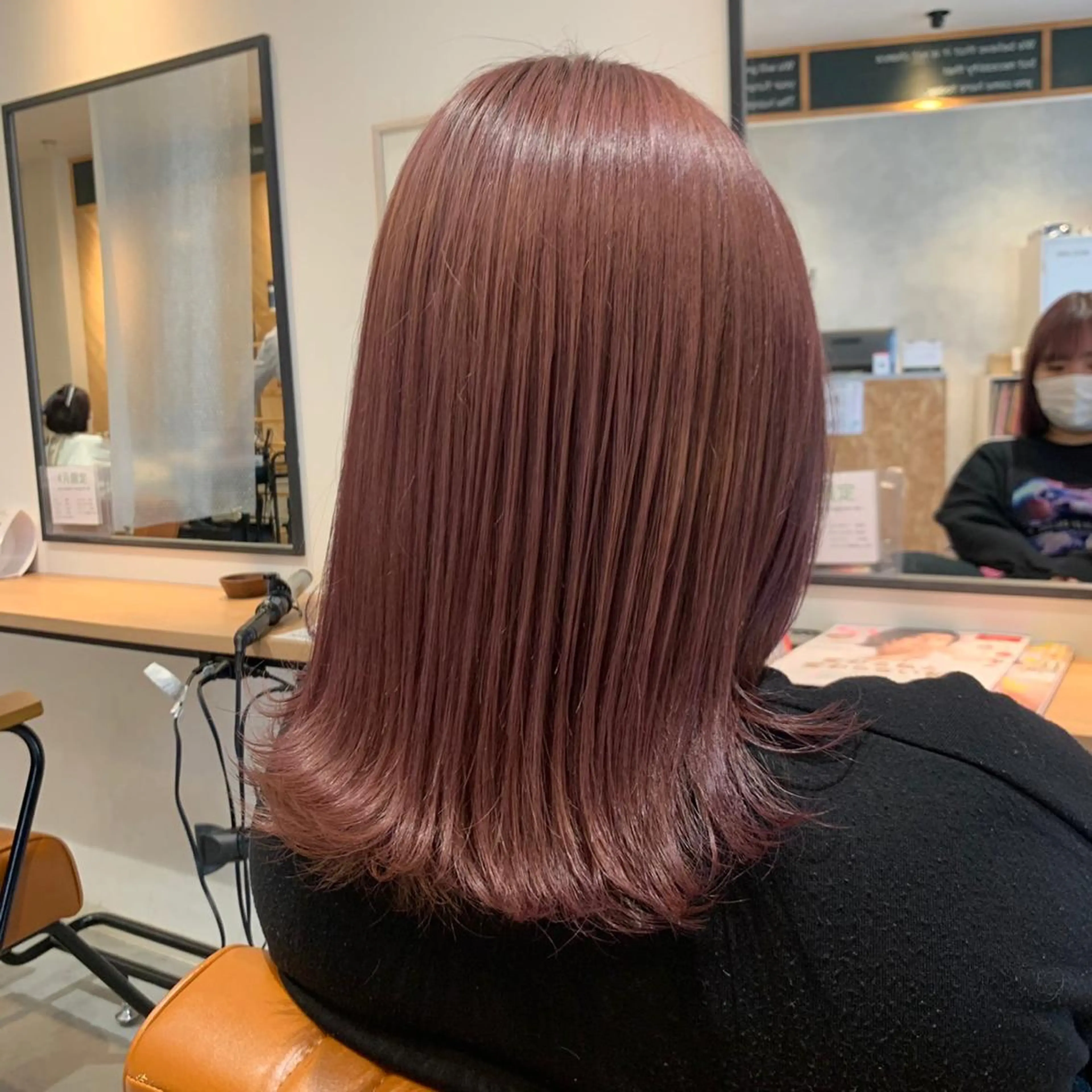 ミディアム カラー Love&Hair Breit/下川のヘアスタイル