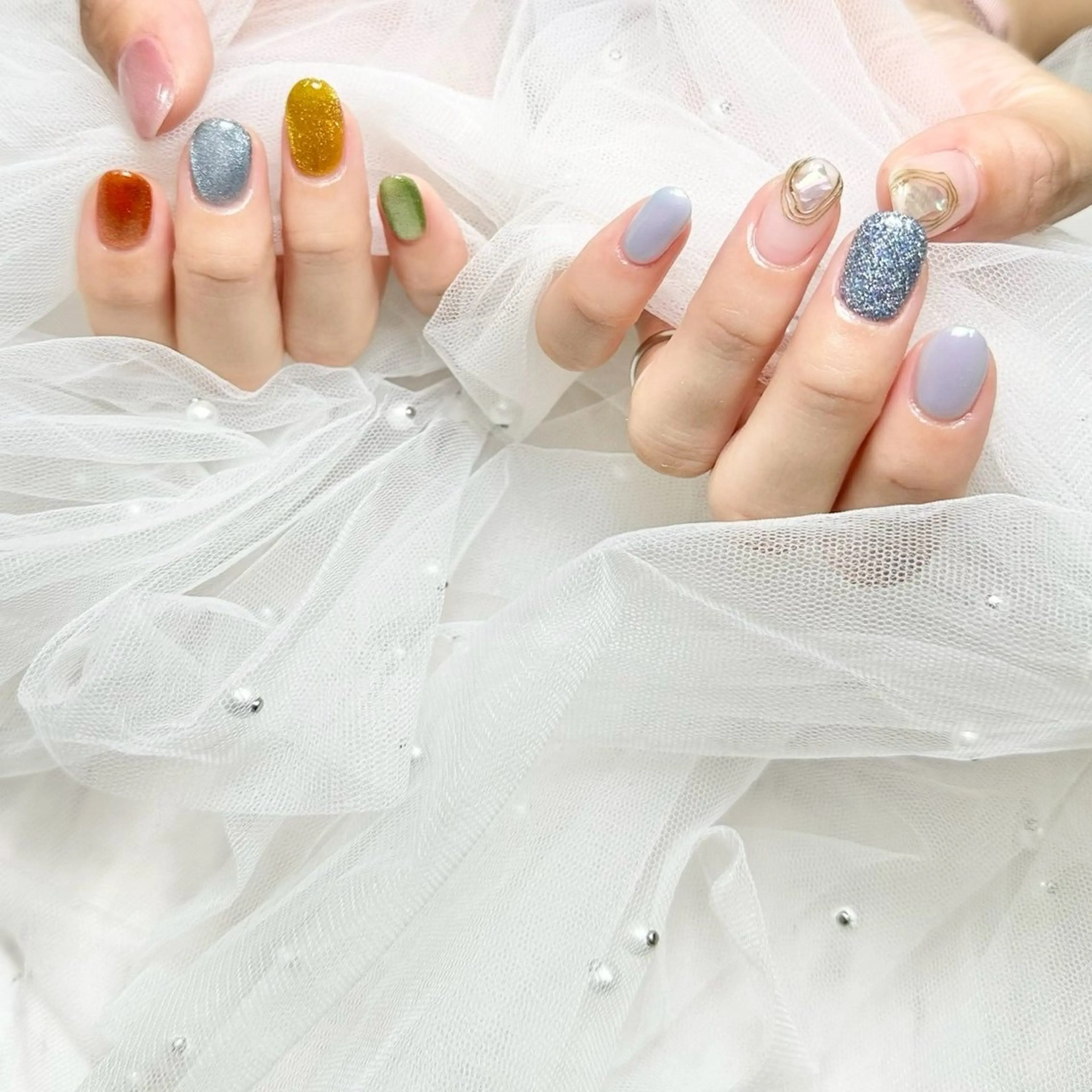 ネイル ハンドネイル 武蔵小金井⟡.· 🎀Ｙ🎀のネイルデザイン