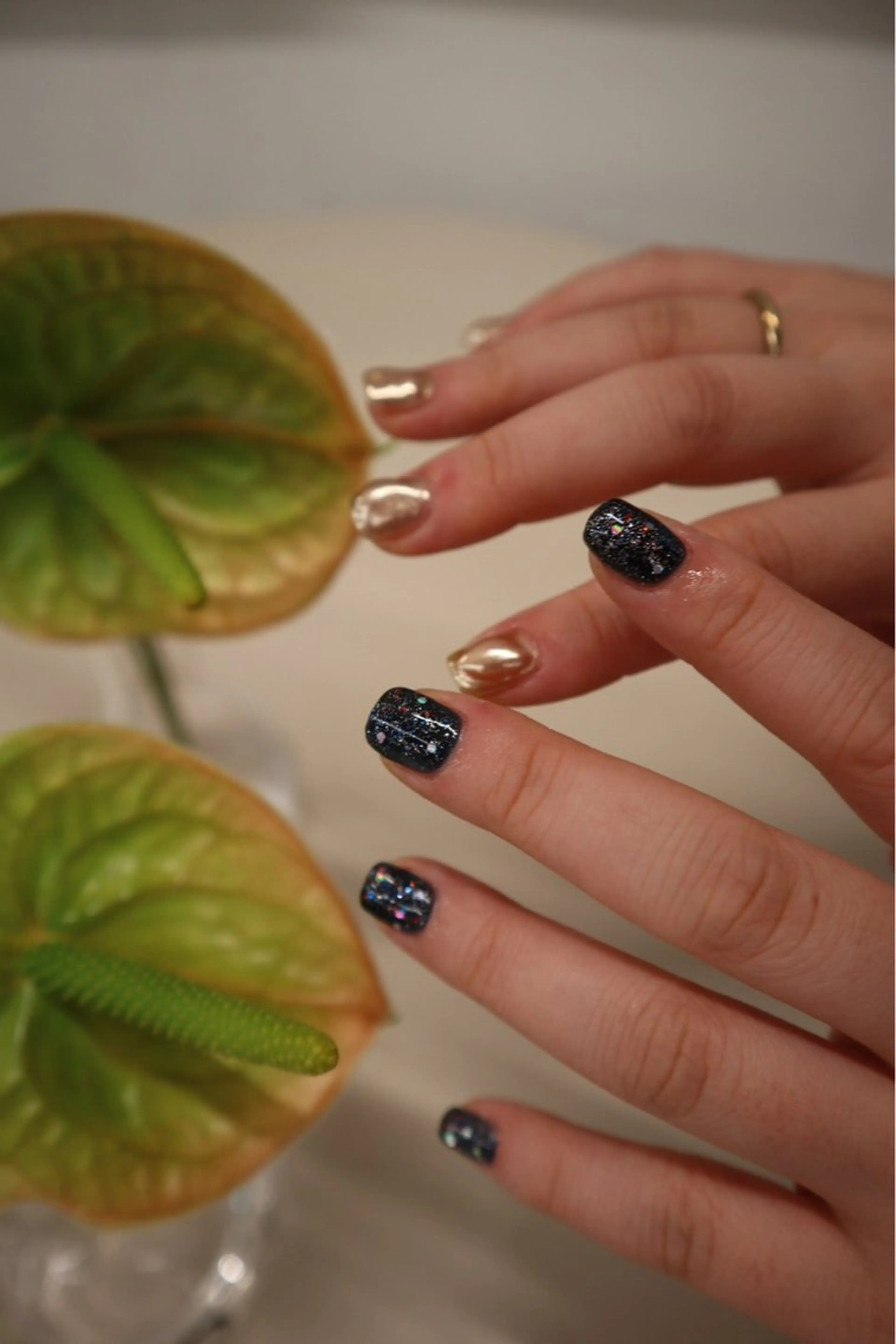 ネイル ラメ(グリッター) ハンドネイル sister  mohawk所属・chika ／ nailのネイルデザイン