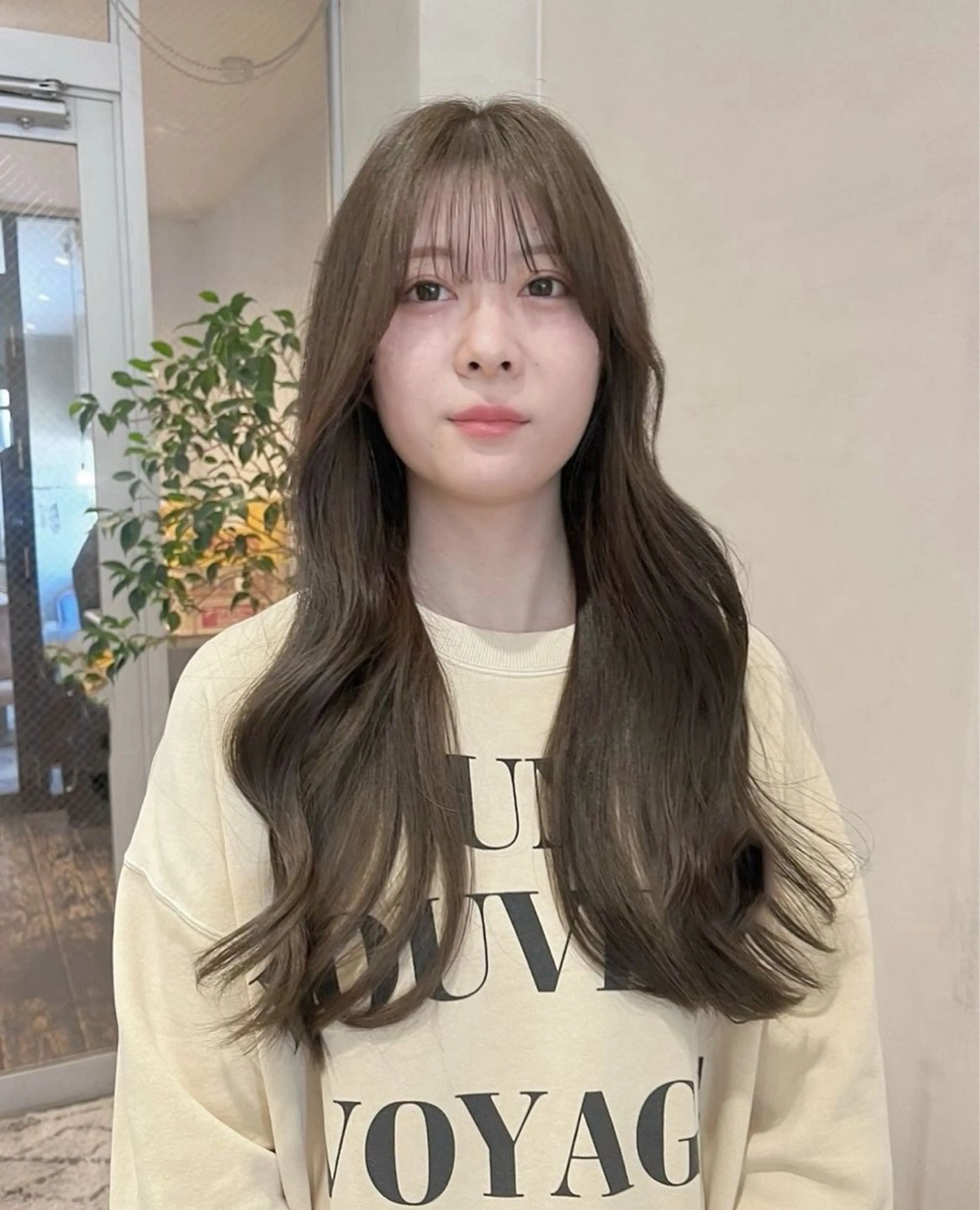 ロング カラー nakahara madokaのヘアスタイル