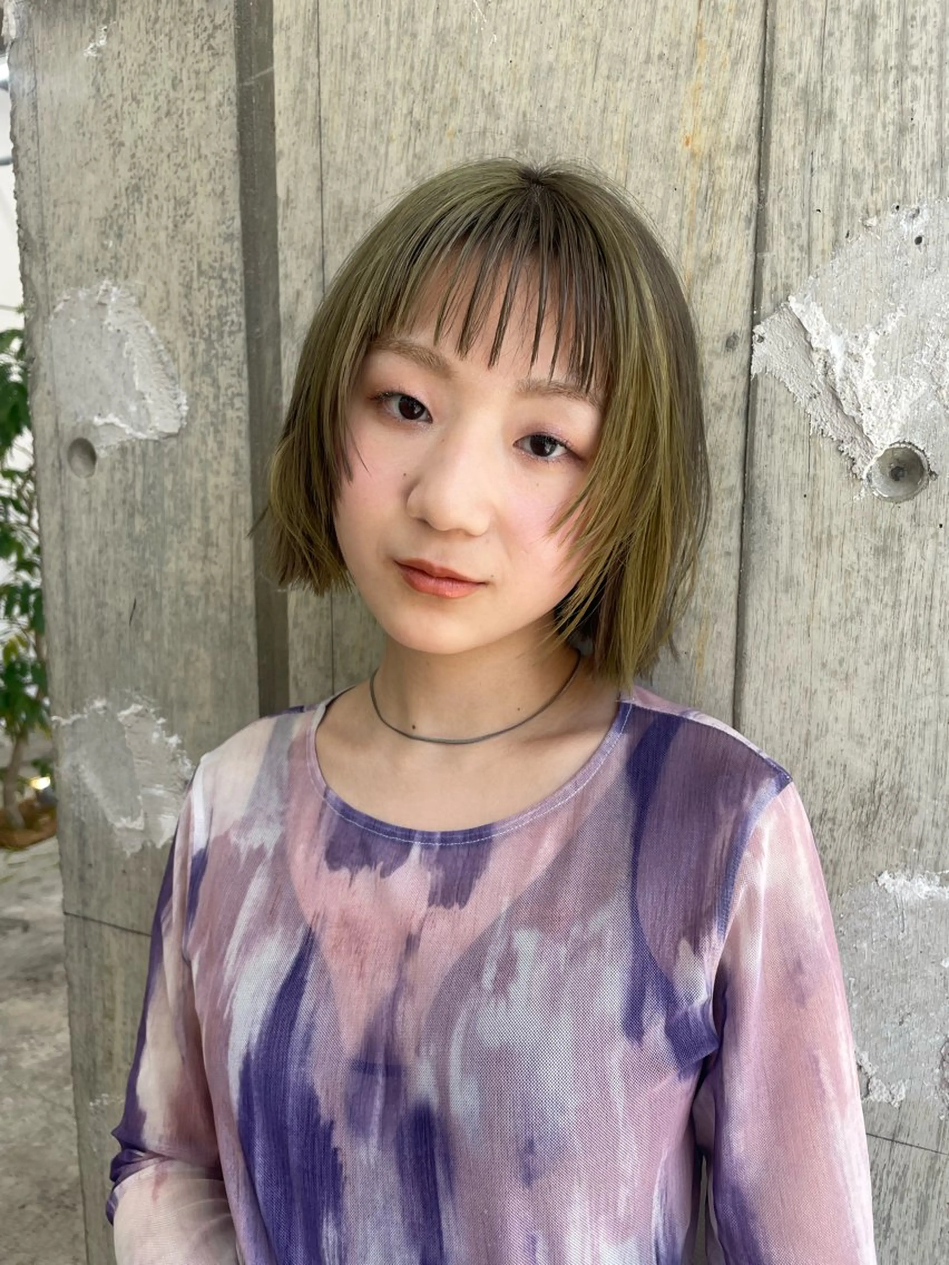 カラー ショート/パーマ /muku サリのヘアスタイル