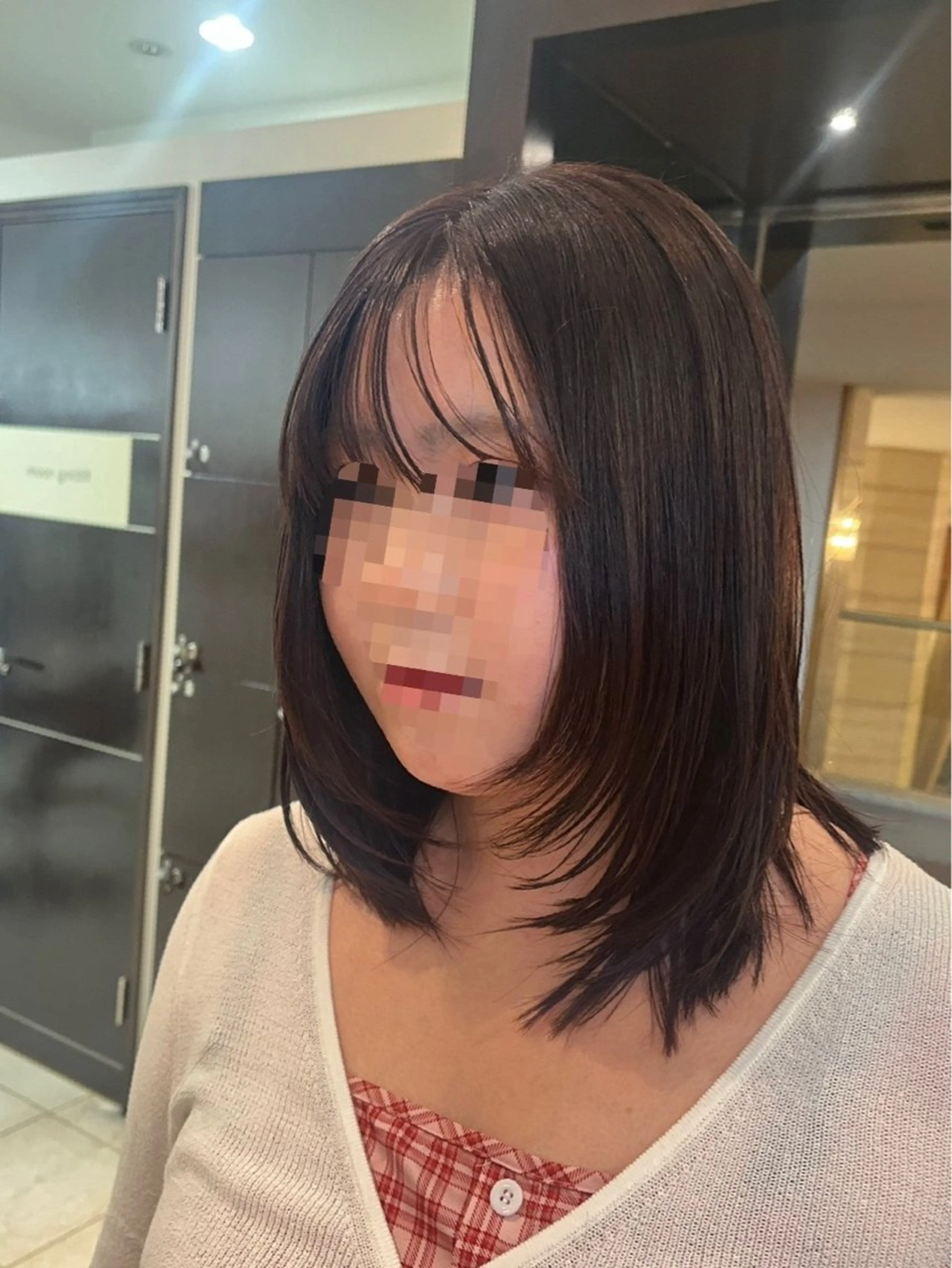 ミディアム ミディアムレイヤー レイヤーカット カット ヘアカラー タナカ Tanakaのヘアスタイル