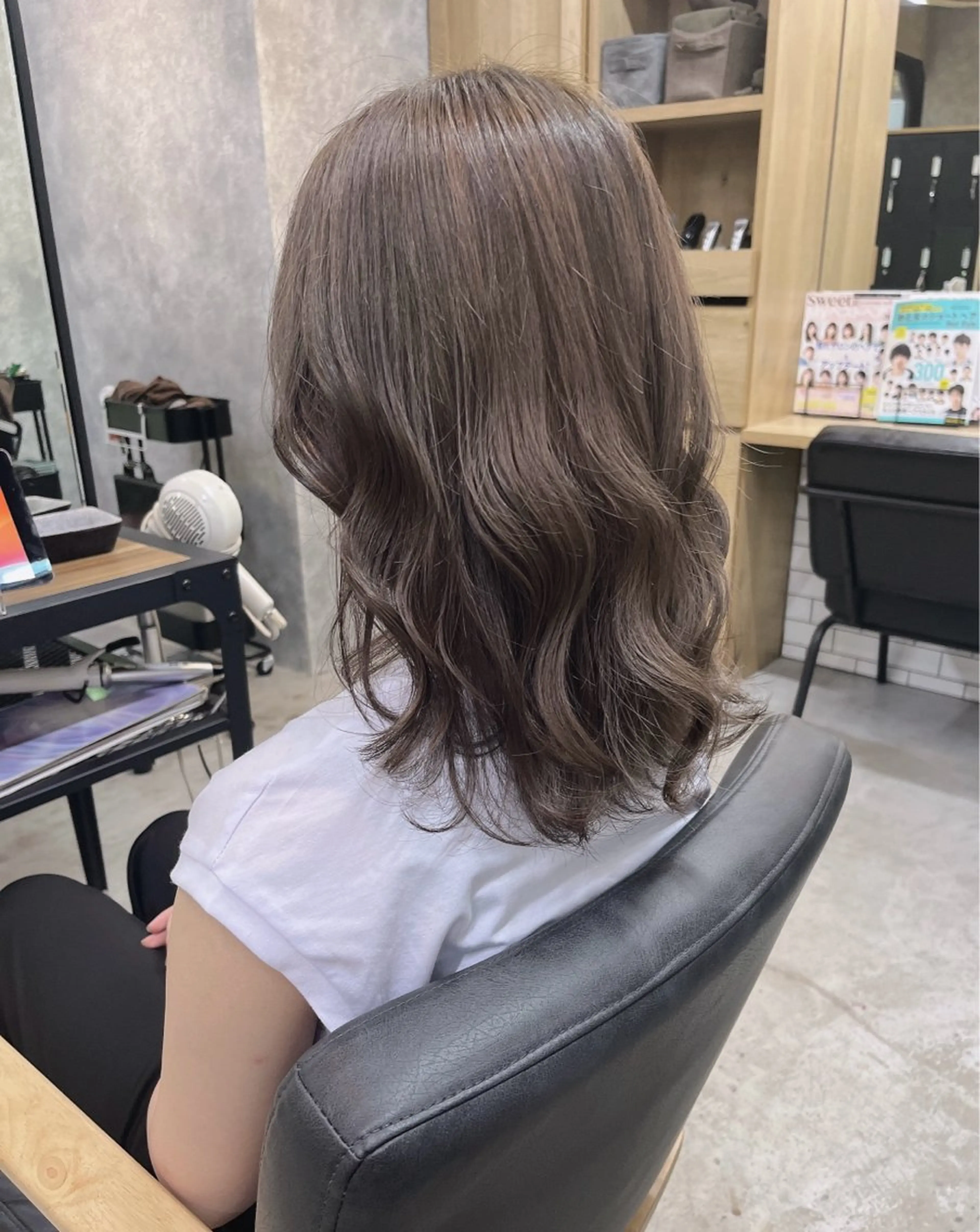 ミディアム 森 隆司のヘアスタイル