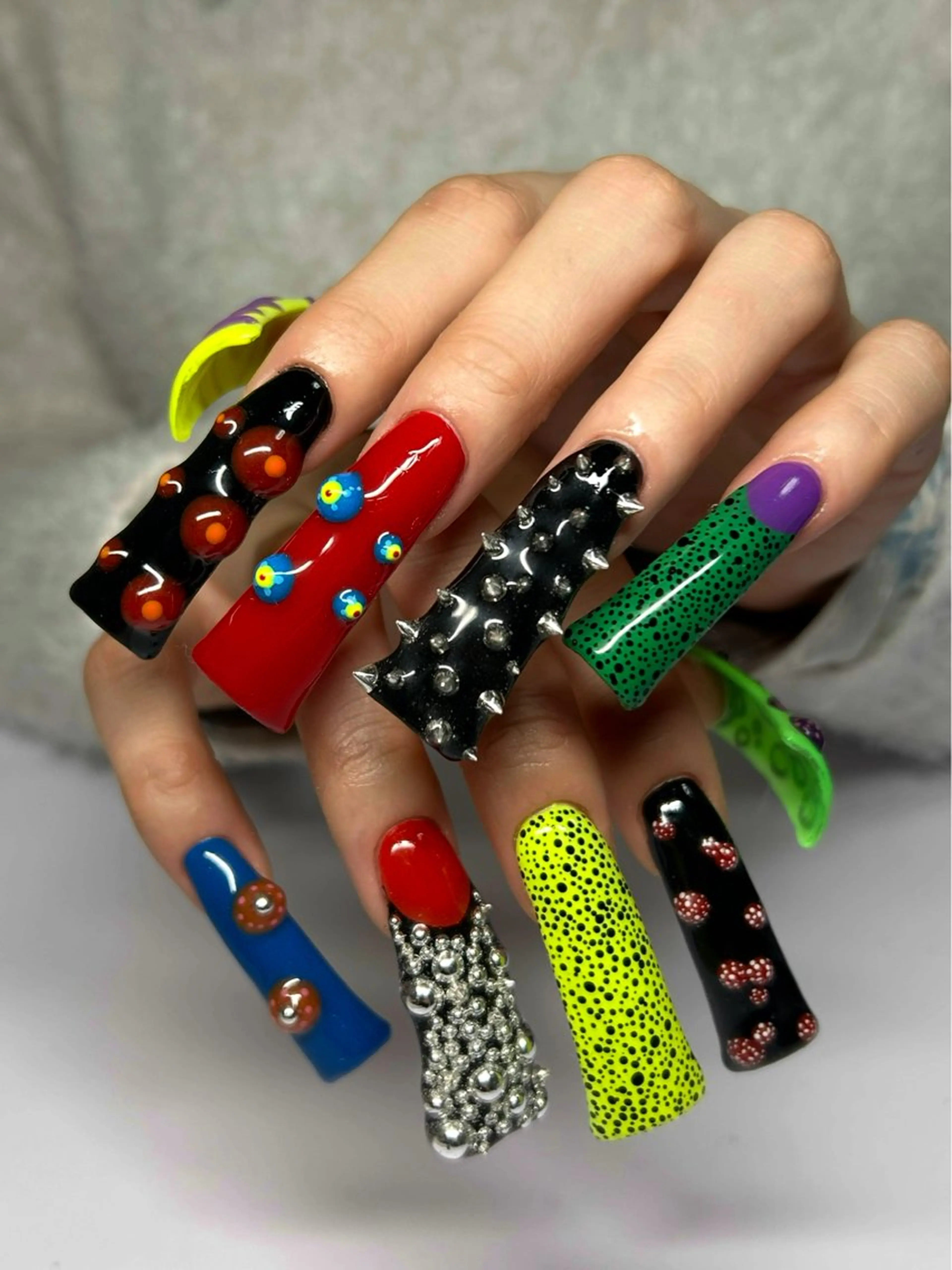 Duck nail Full art🪿の写真