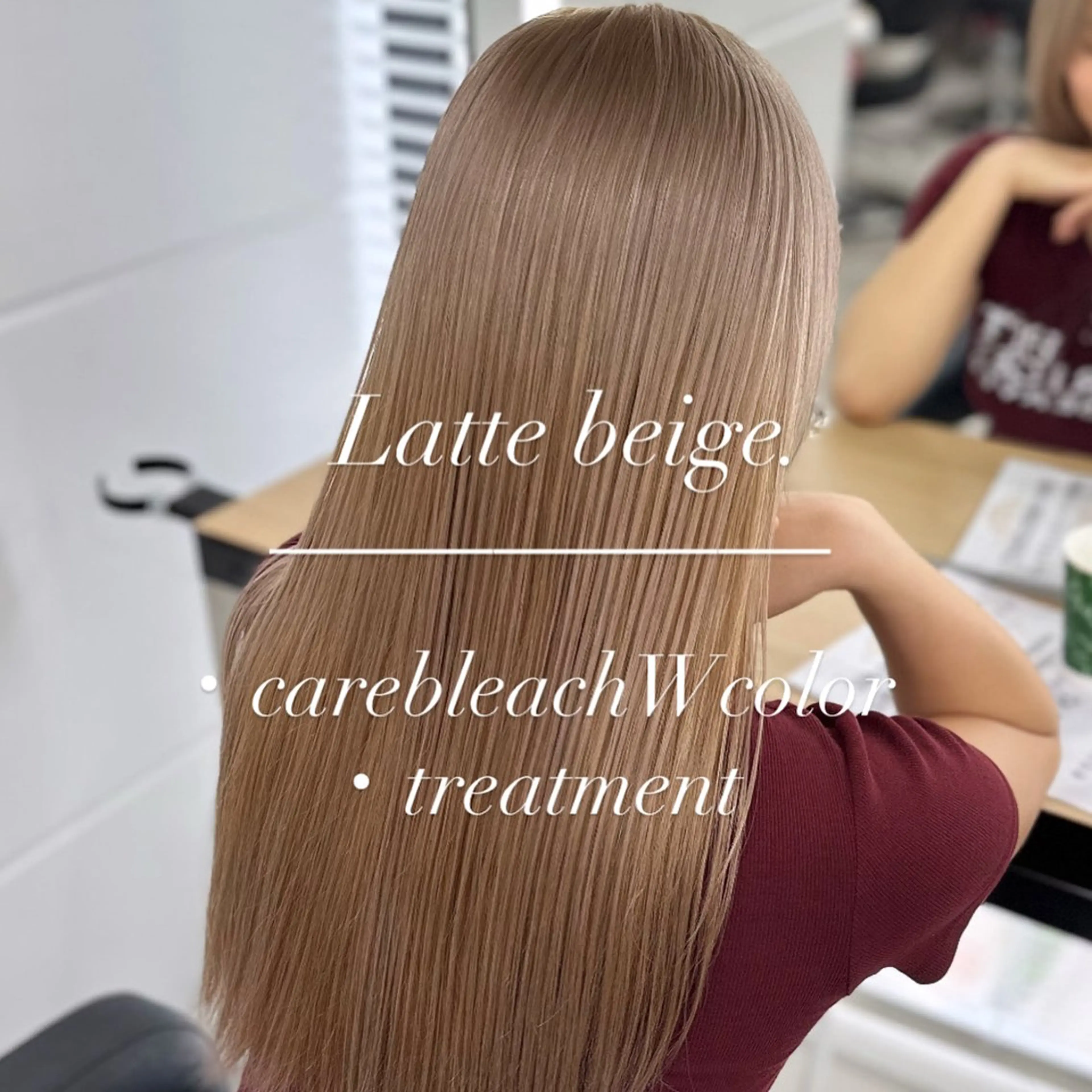 ロング カラー ヘアカラー トリートメント NAMI🤎ブラウン &ミルクティー🤍のヘアスタイル