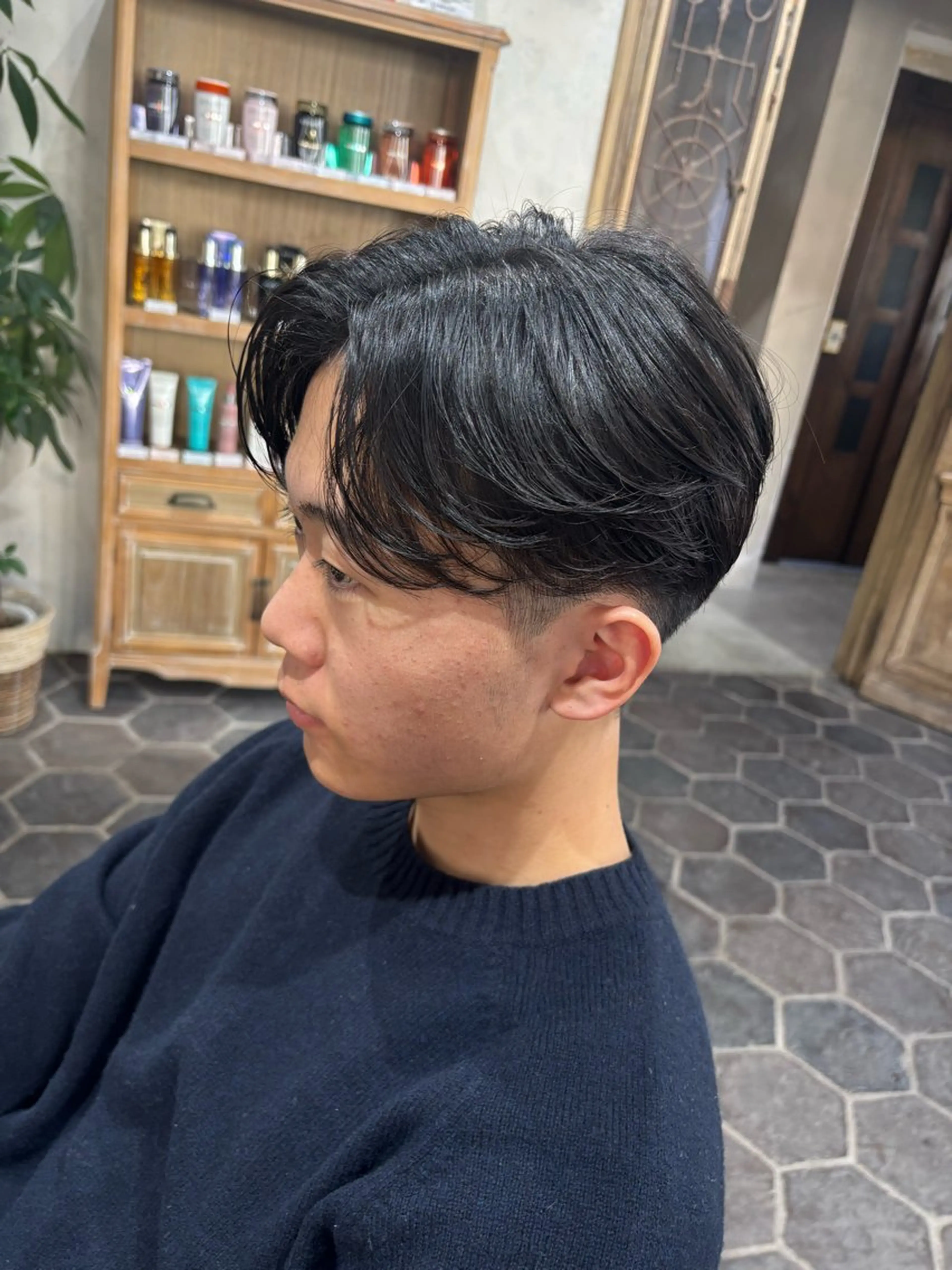 メンズ 地毛風縮毛矯正 /ニュアンス/はるたのヘアスタイル