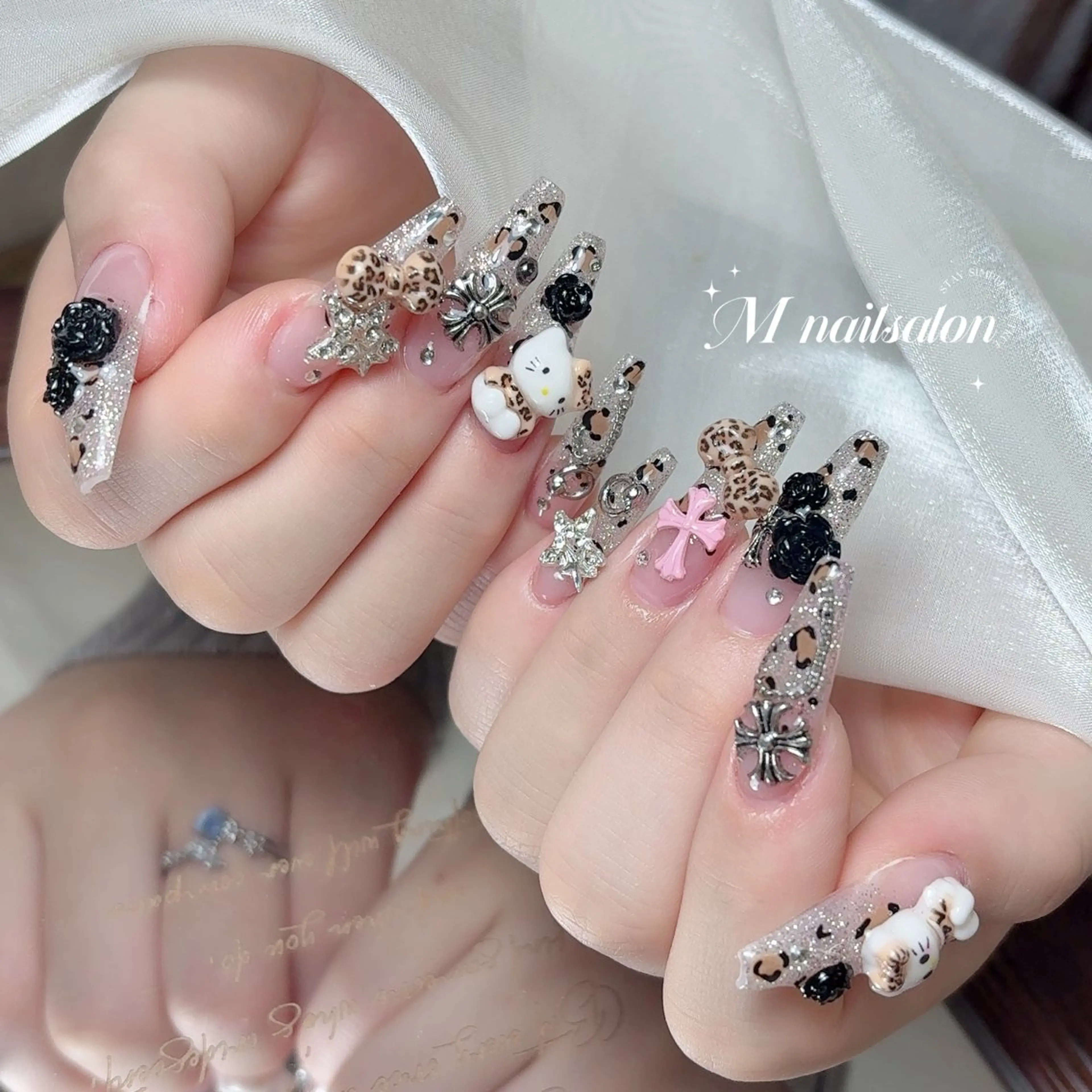 ネイル ハンドネイル M🌷nail 長さだし専門店のネイルデザイン