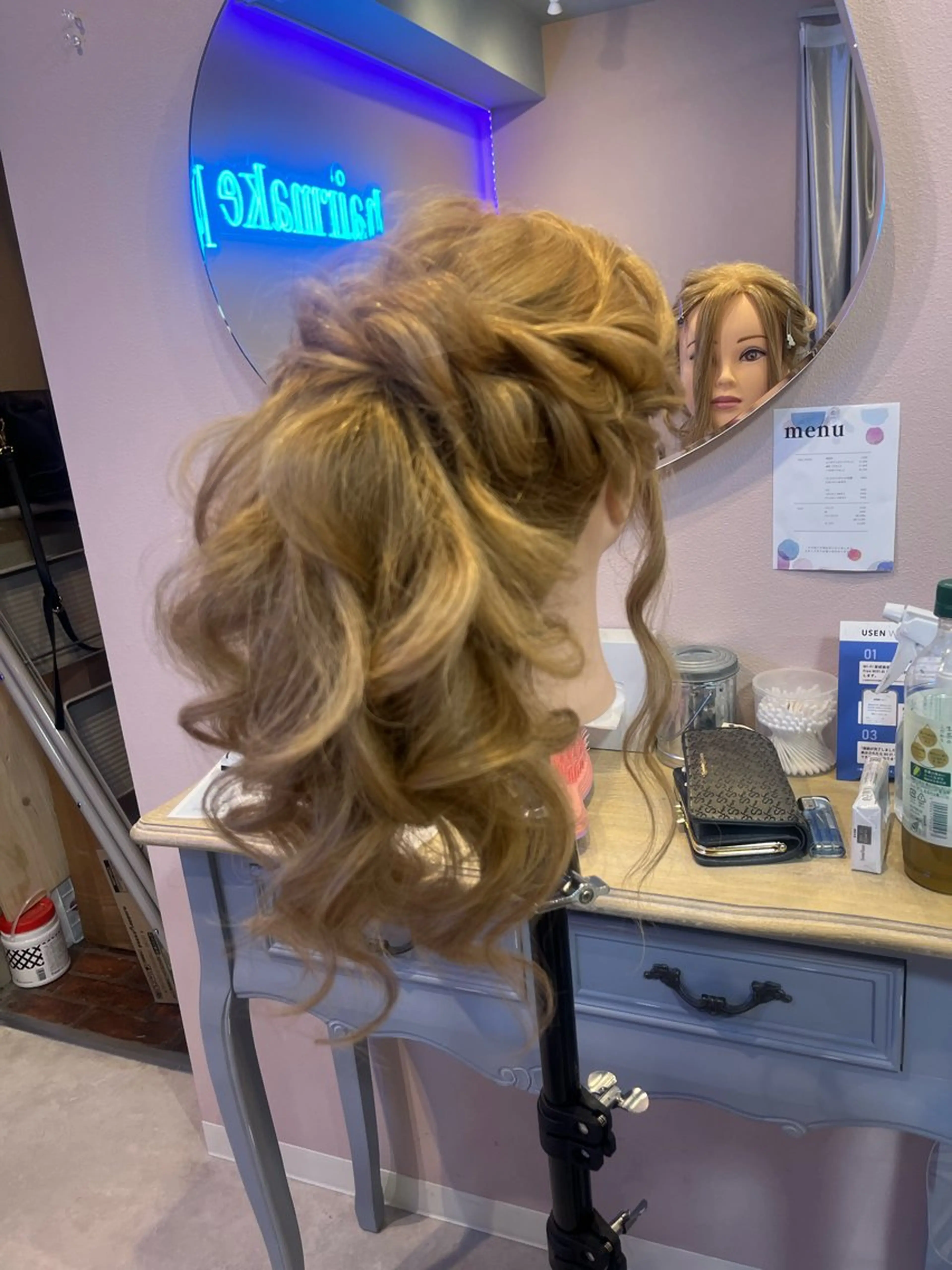 ヘアアレンジ ポニーテール ヤマダ アヤノのヘアスタイル