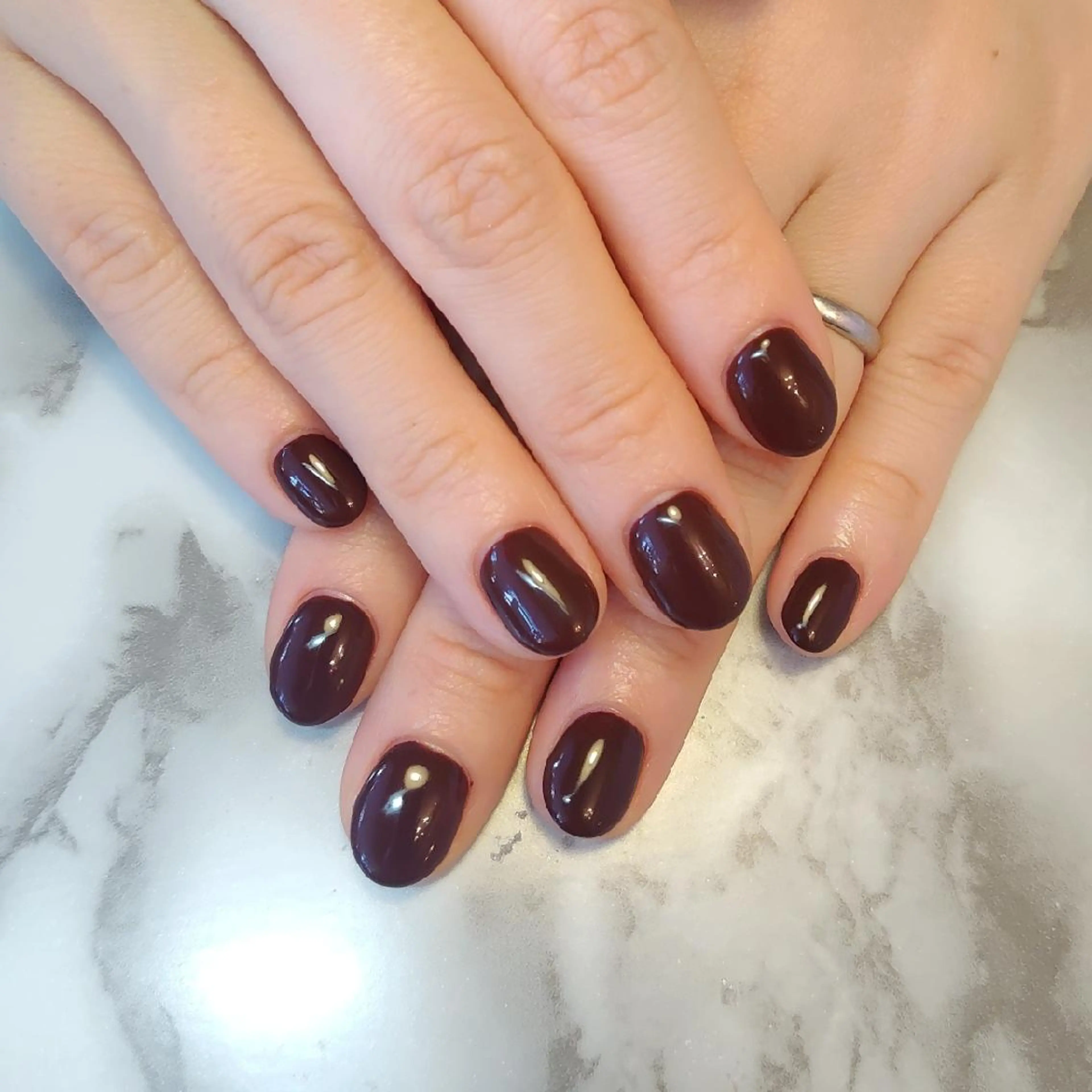 ネイル ワンカラーネイル ジェヌインネイル 河内のネイルデザイン