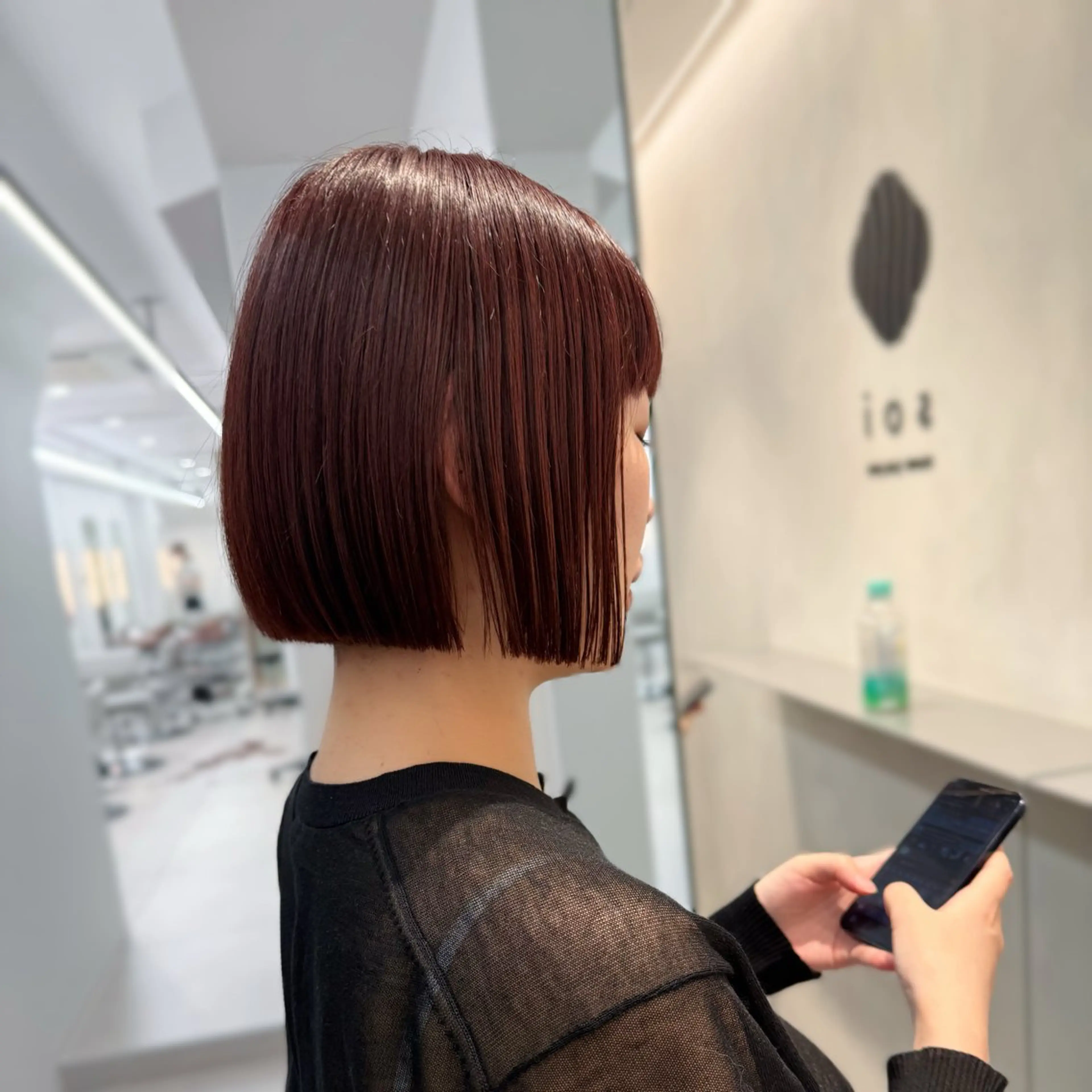 ショート Misaki /ボブ/縮毛矯正のヘアスタイル