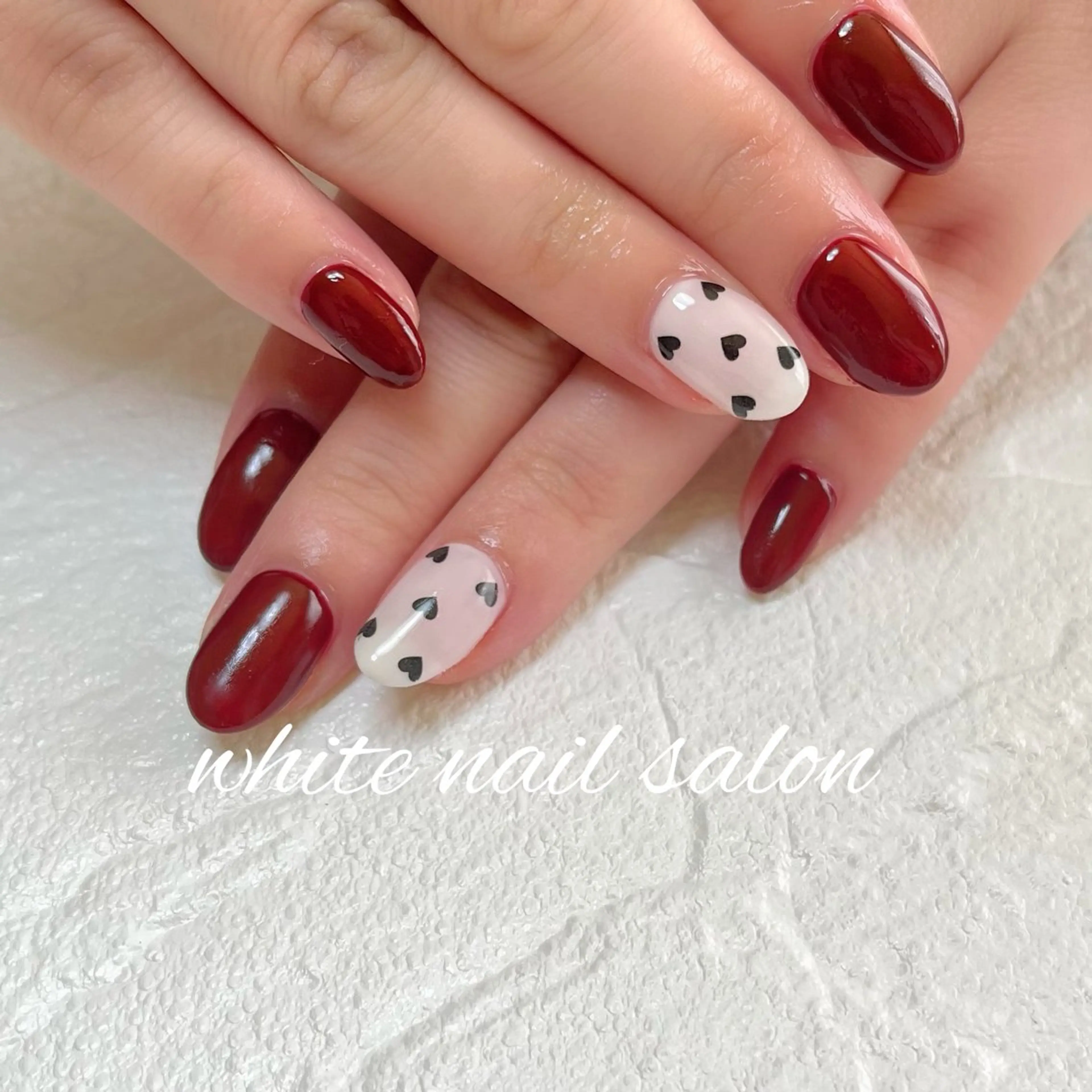 ネイル ラメ(グリッター) 持ち込み ハンドネイル white nail salonのネイルデザイン