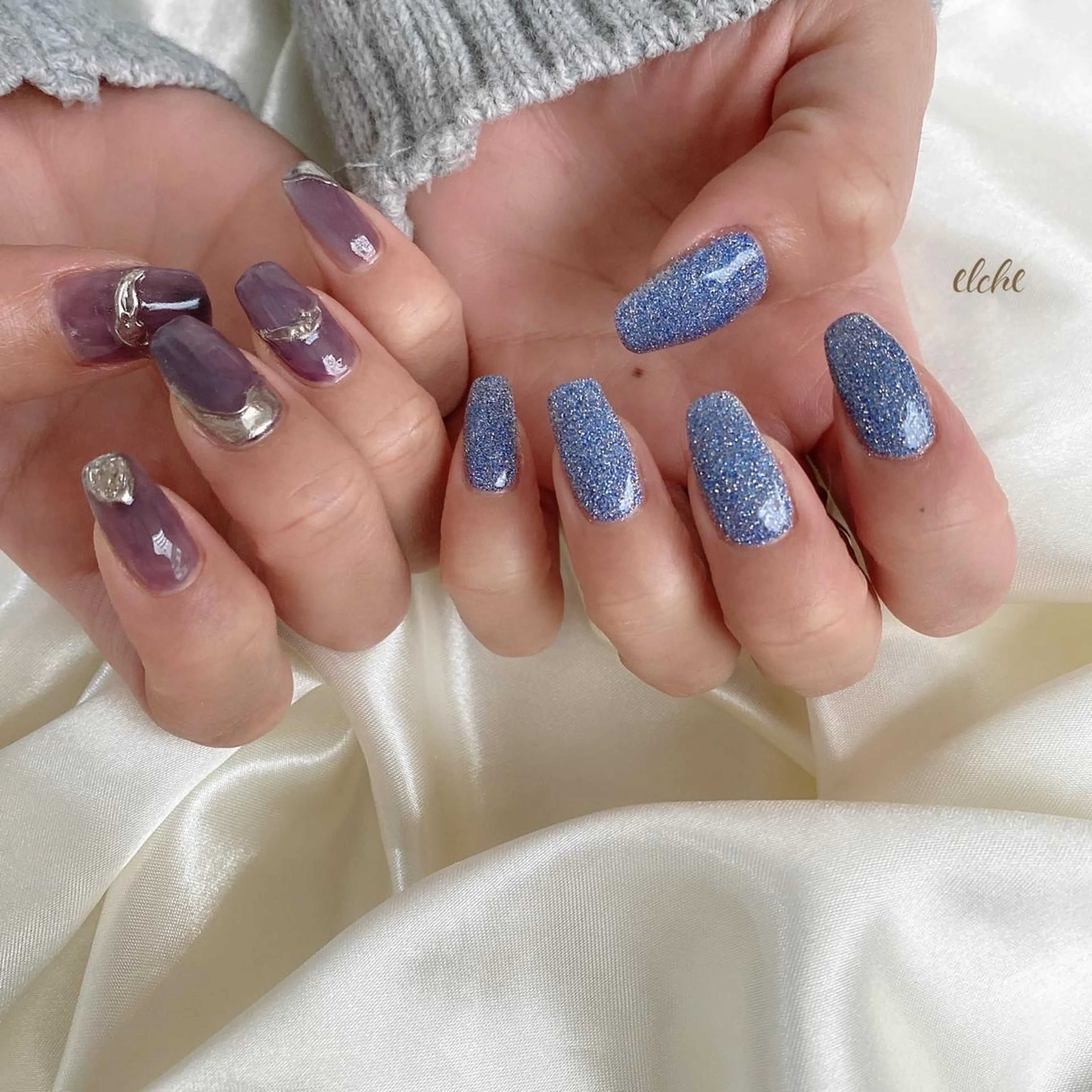 ネイル フラッシュネイル Rio 𓍼のネイルデザイン