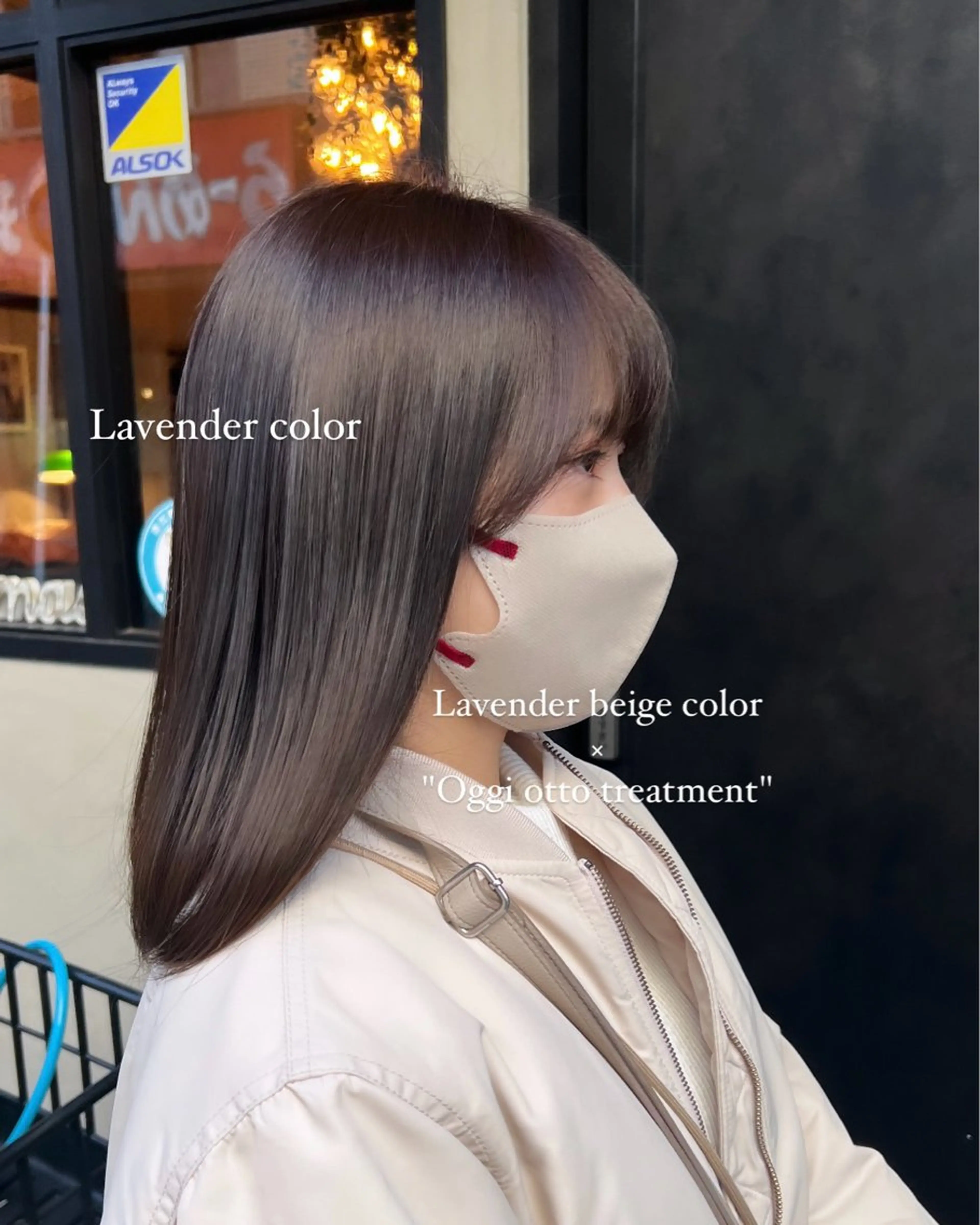 ミディアム カラー ラベンダーカラー ヘアカラー トリートメント 韓国・ナチュラル特化 naoki.のヘアスタイル