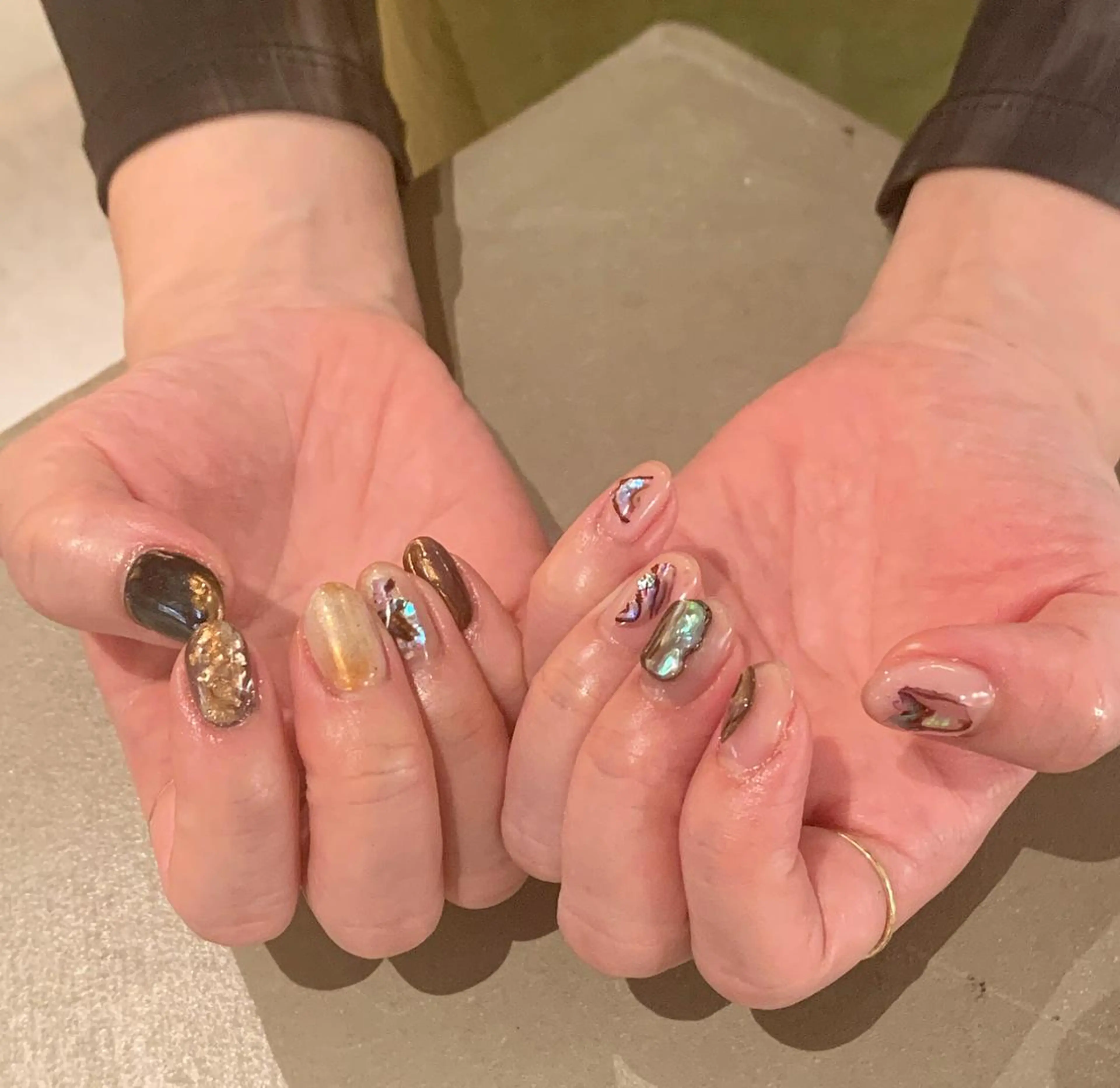 ネイル ハンドネイル にしぐち はるかのネイルデザイン