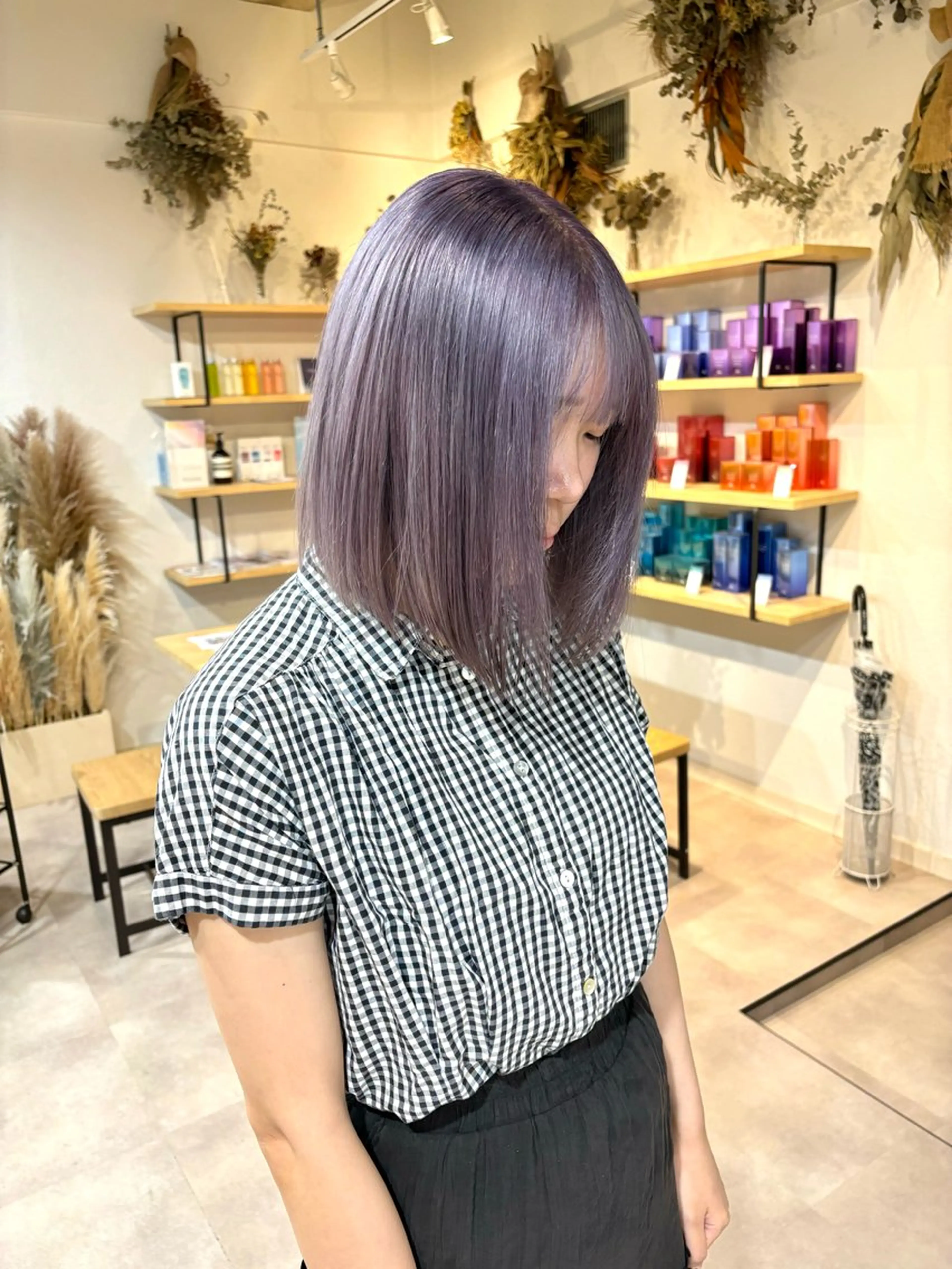 ショート カラー 長谷川 愛花のヘアスタイル