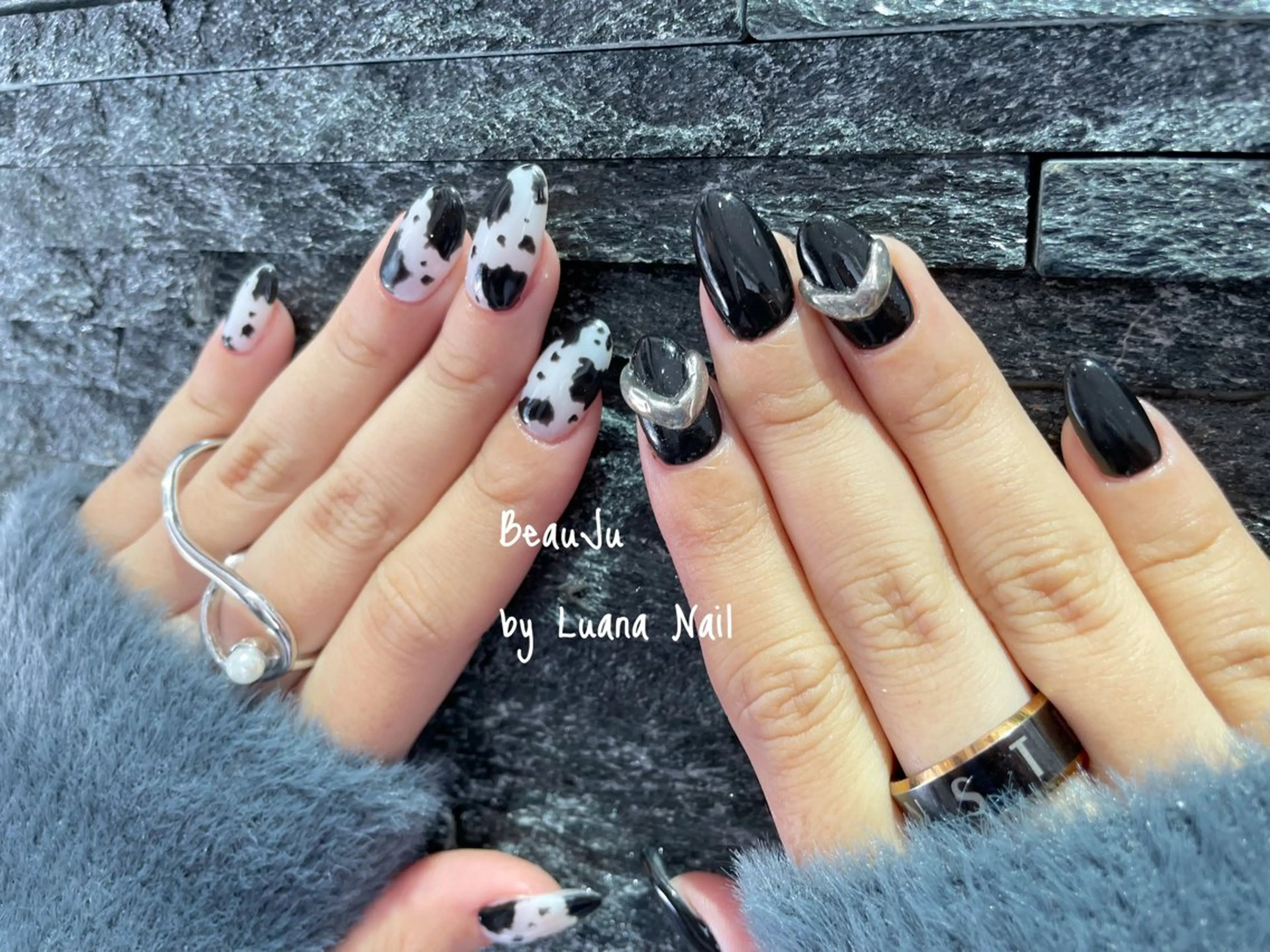 ネイル ミラーネイル ハンドネイル BeauJu by Luana Nailのネイルデザイン