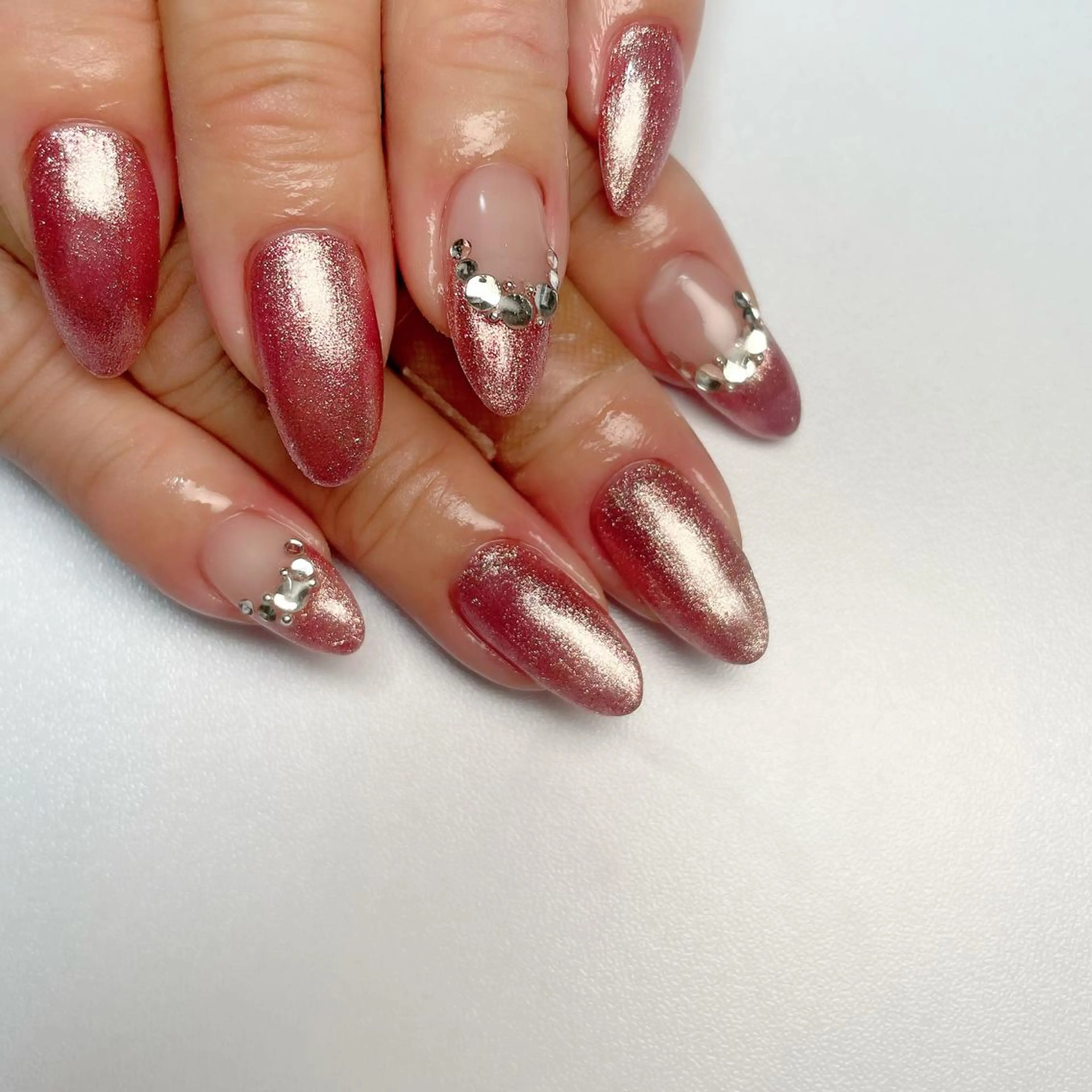 セミロング ネイル 下妻ネイルサロン/ パラジェルのネイルデザイン