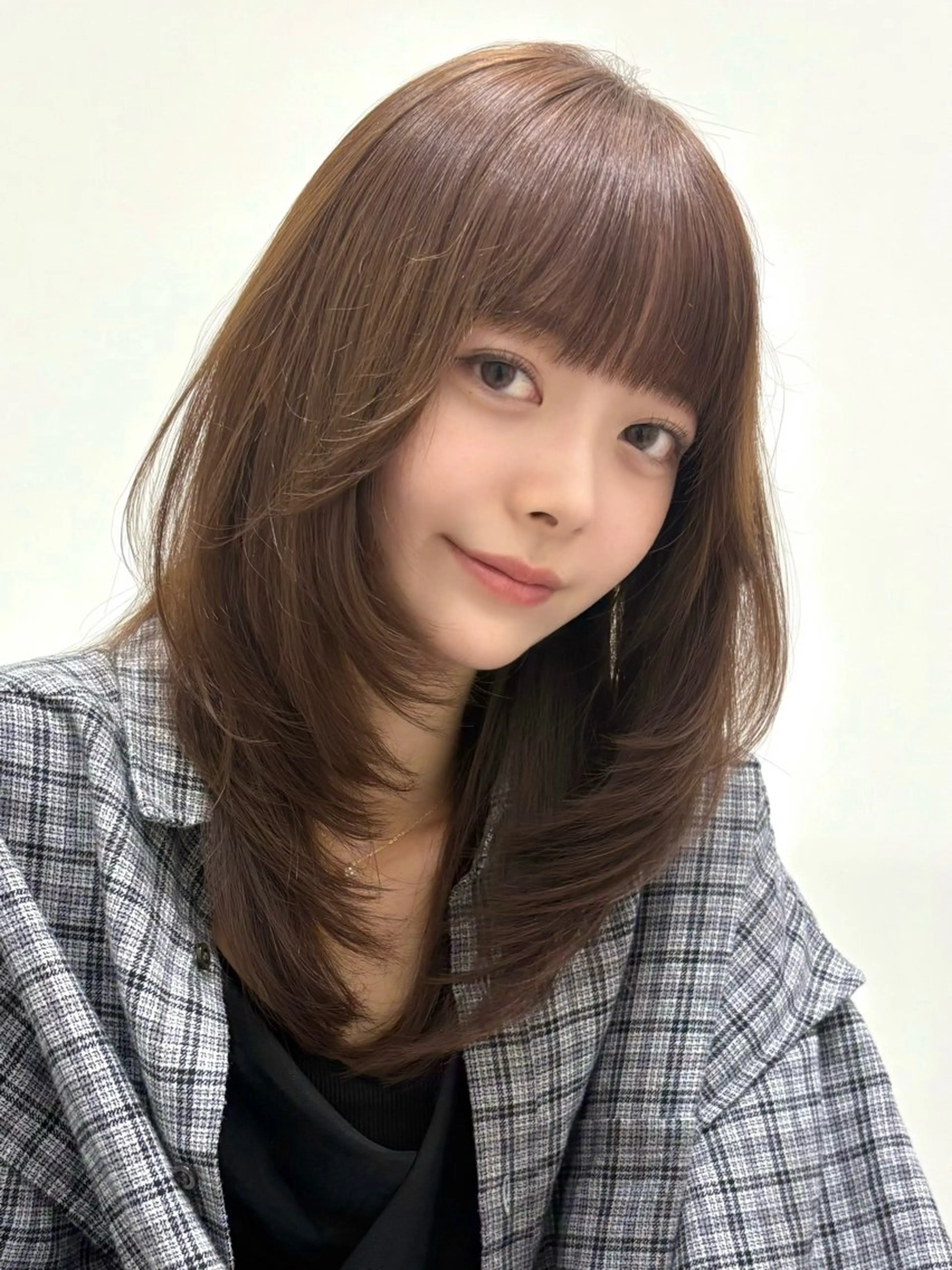 【🥞minimo限定🥞】前髪カット➕透明感カラー💫(スタイリング込み)の写真