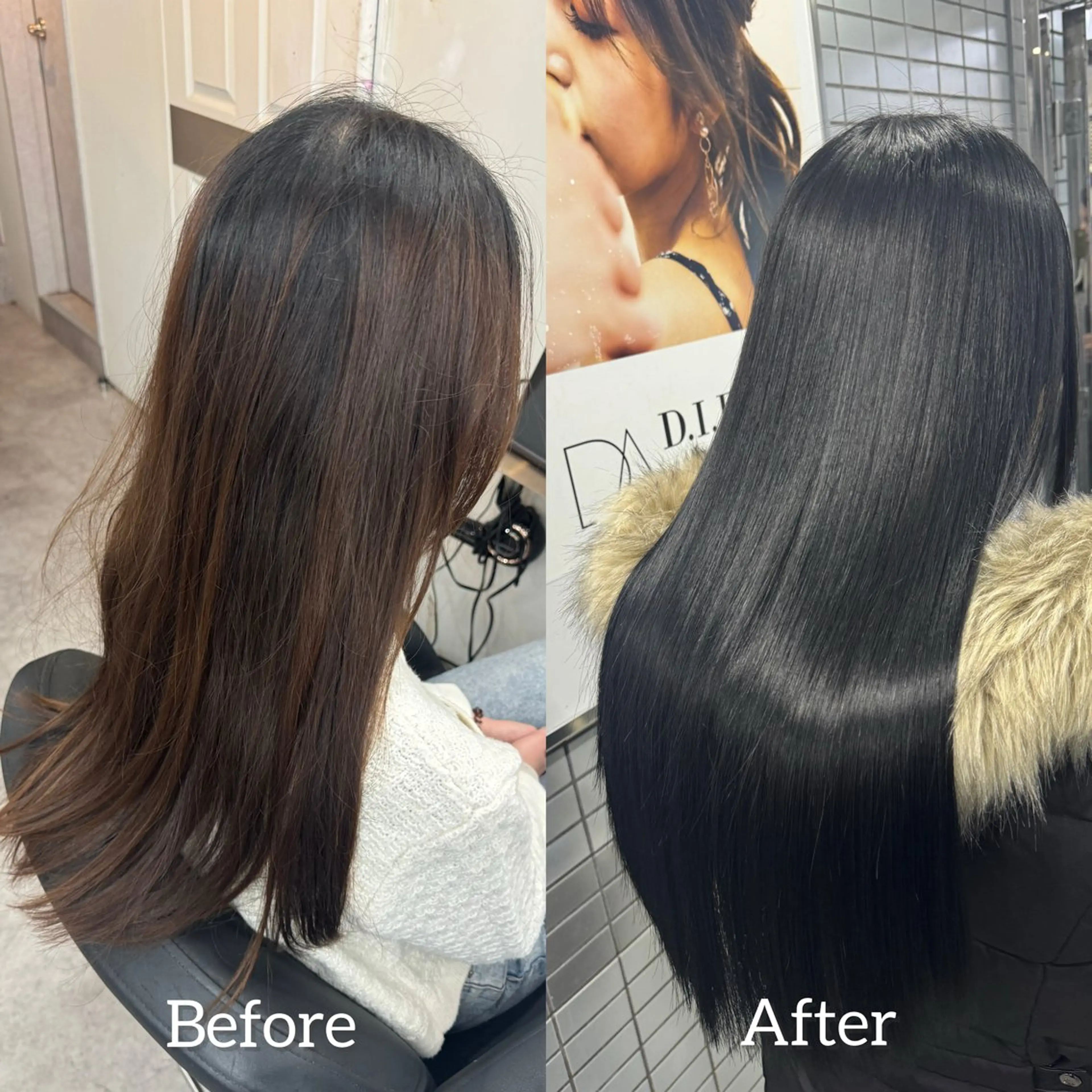 ロング カット 縮毛矯正 トリートメント 💎レイヤーカット× 髪質改善💎後藤陸のヘアスタイル