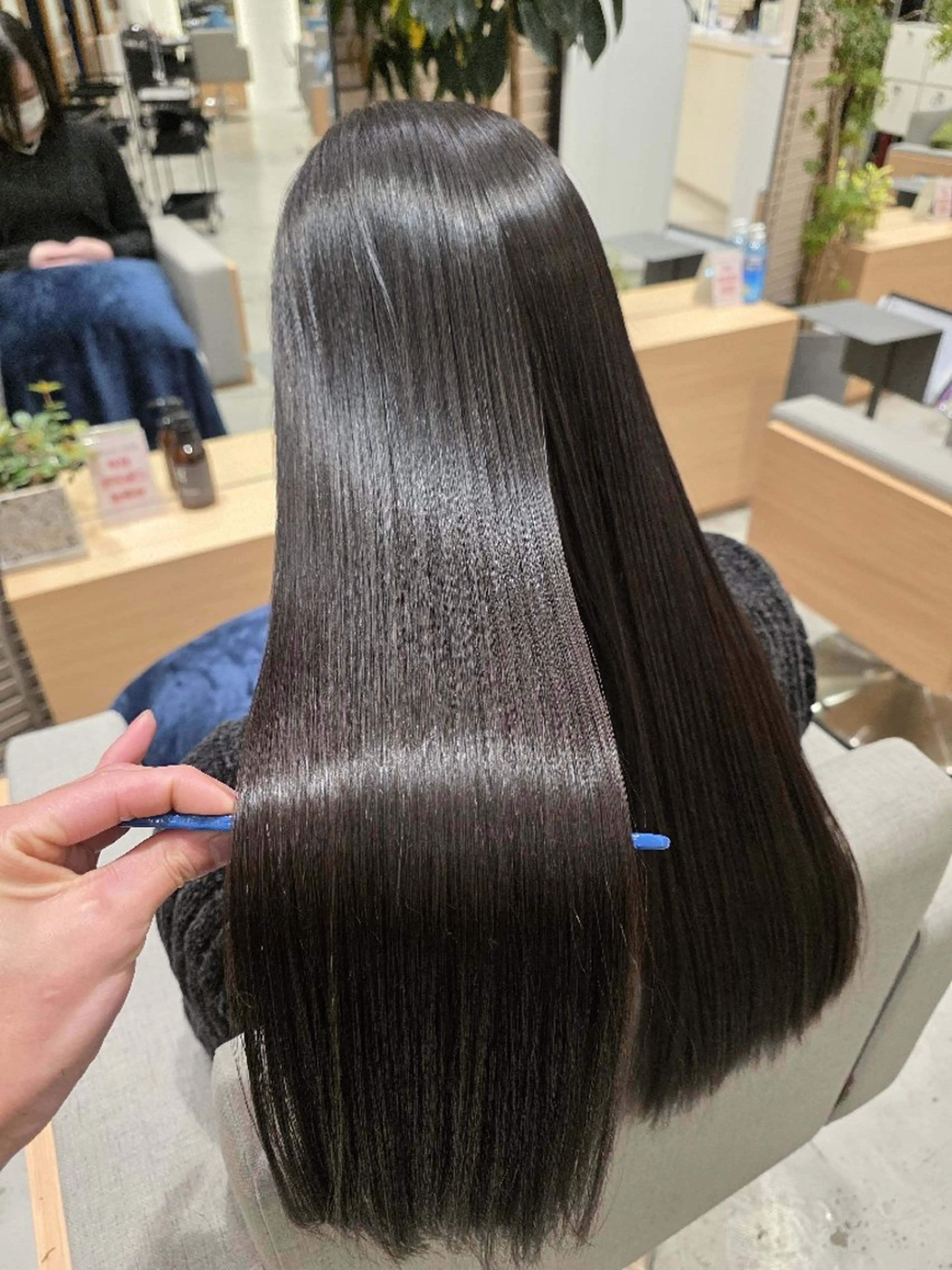 ロング パーマ 縮毛矯正 トリートメント ✂髪質改善ストレート NO.1 深澤 颯斗のヘアスタイル