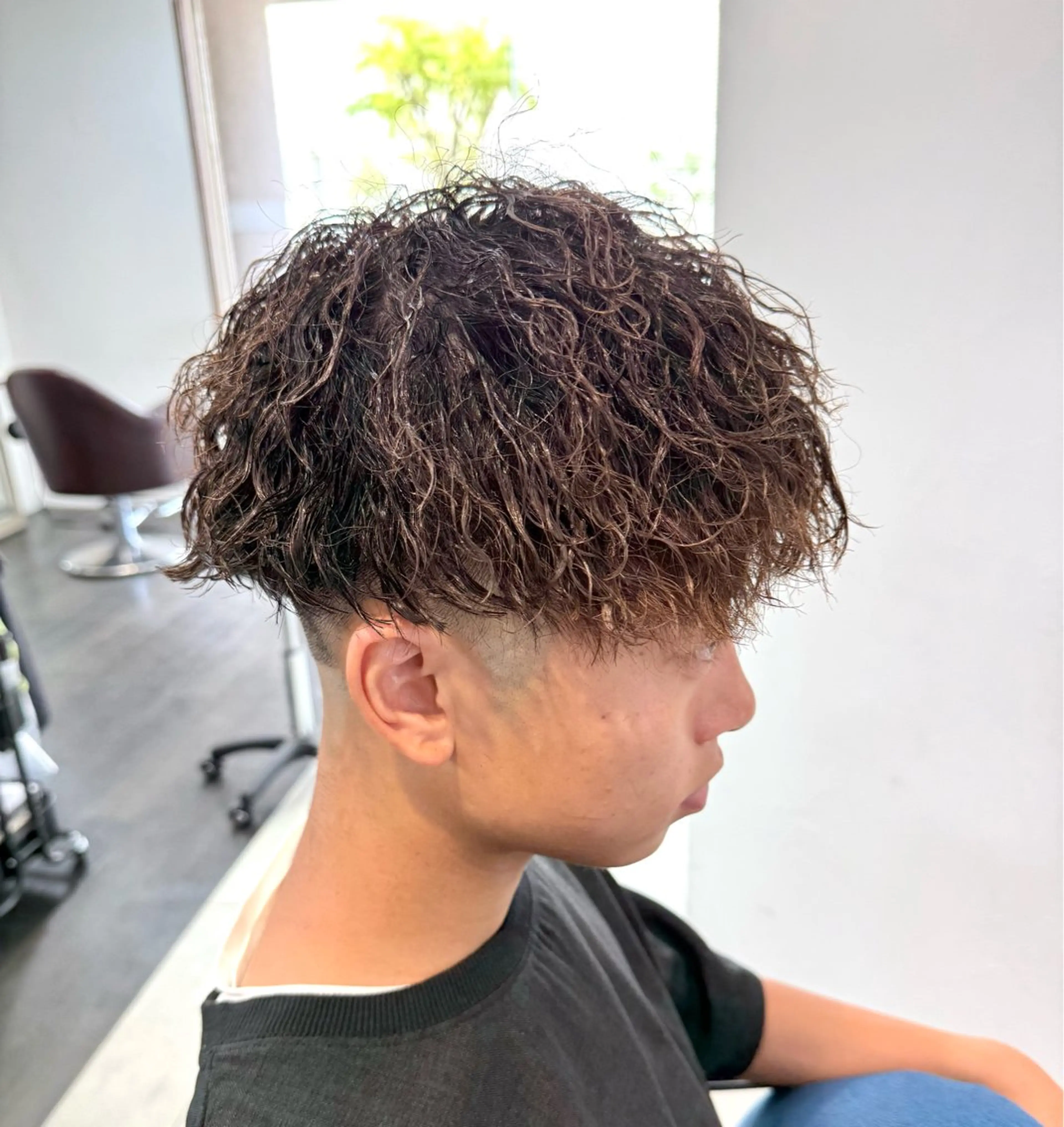 ショート パーマ メンズ カット パーマ メンズパーマの達人 / タカシマダイスケのヘアスタイル