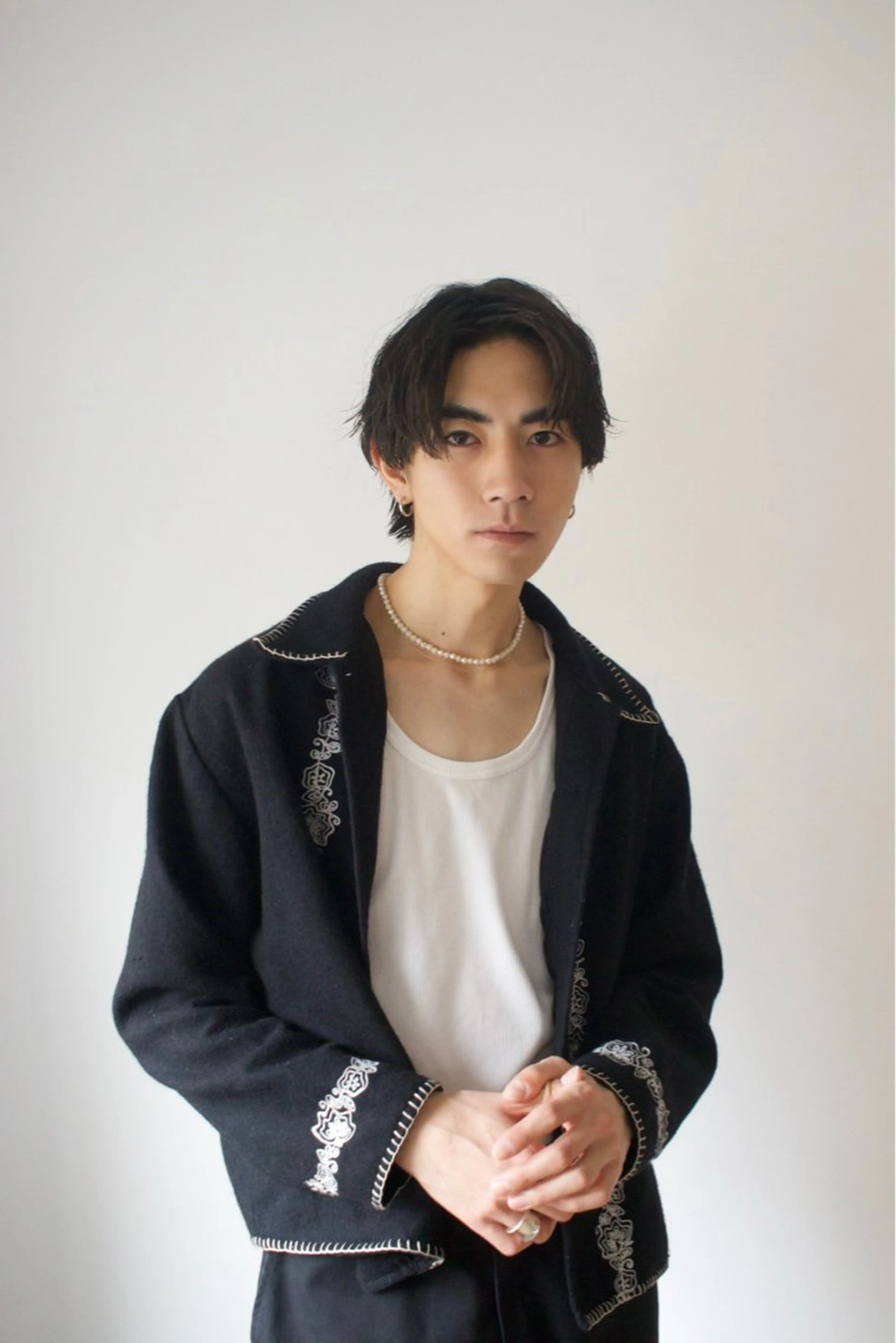 ミディアム カット 立川メンズ特化/ パーマ職人/氣田瞬介のヘアスタイル