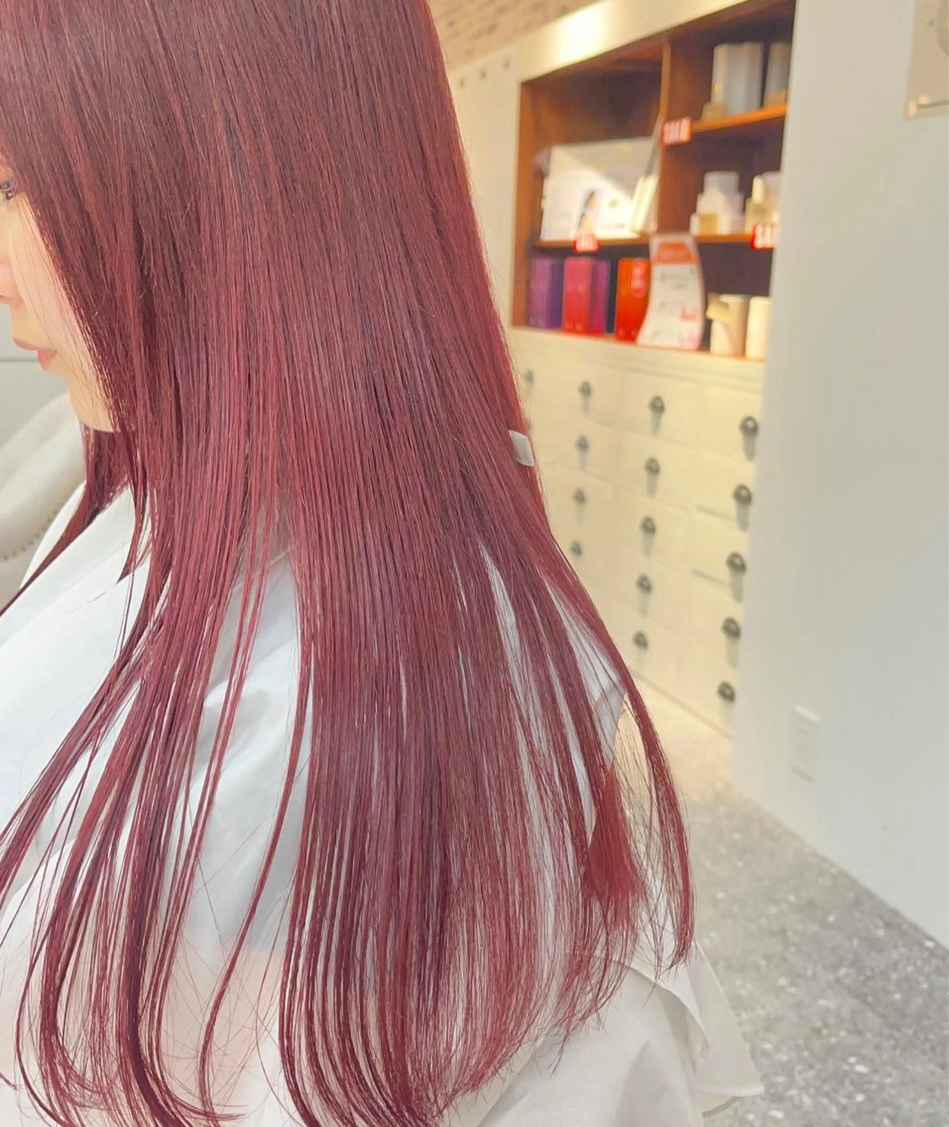 ブリーチありWカラーしっかり暖色カラー💭+カット+クイックトリートメント🍒の写真