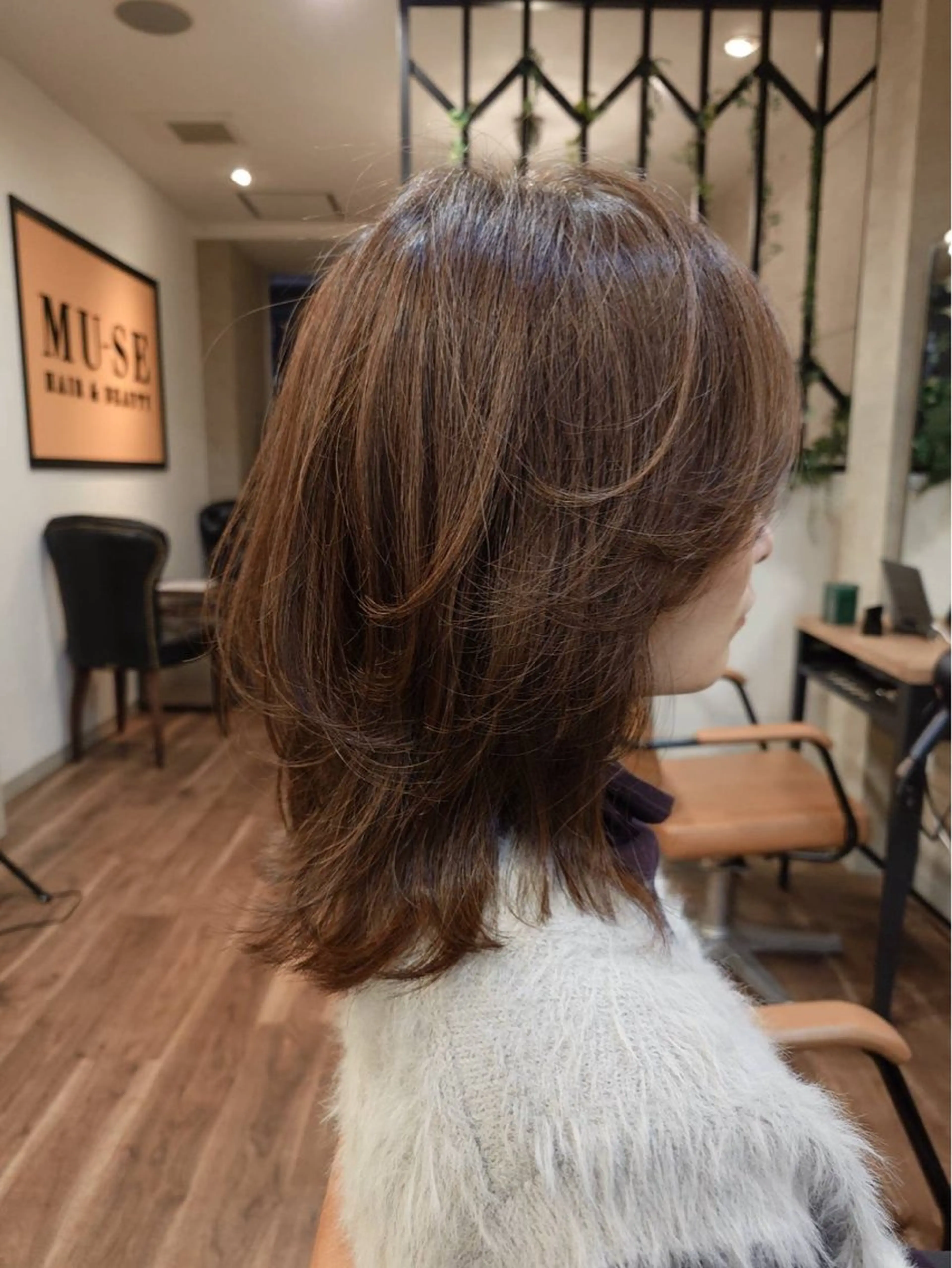セミロング mio .mu-se 藤ヶ丘のヘアスタイル