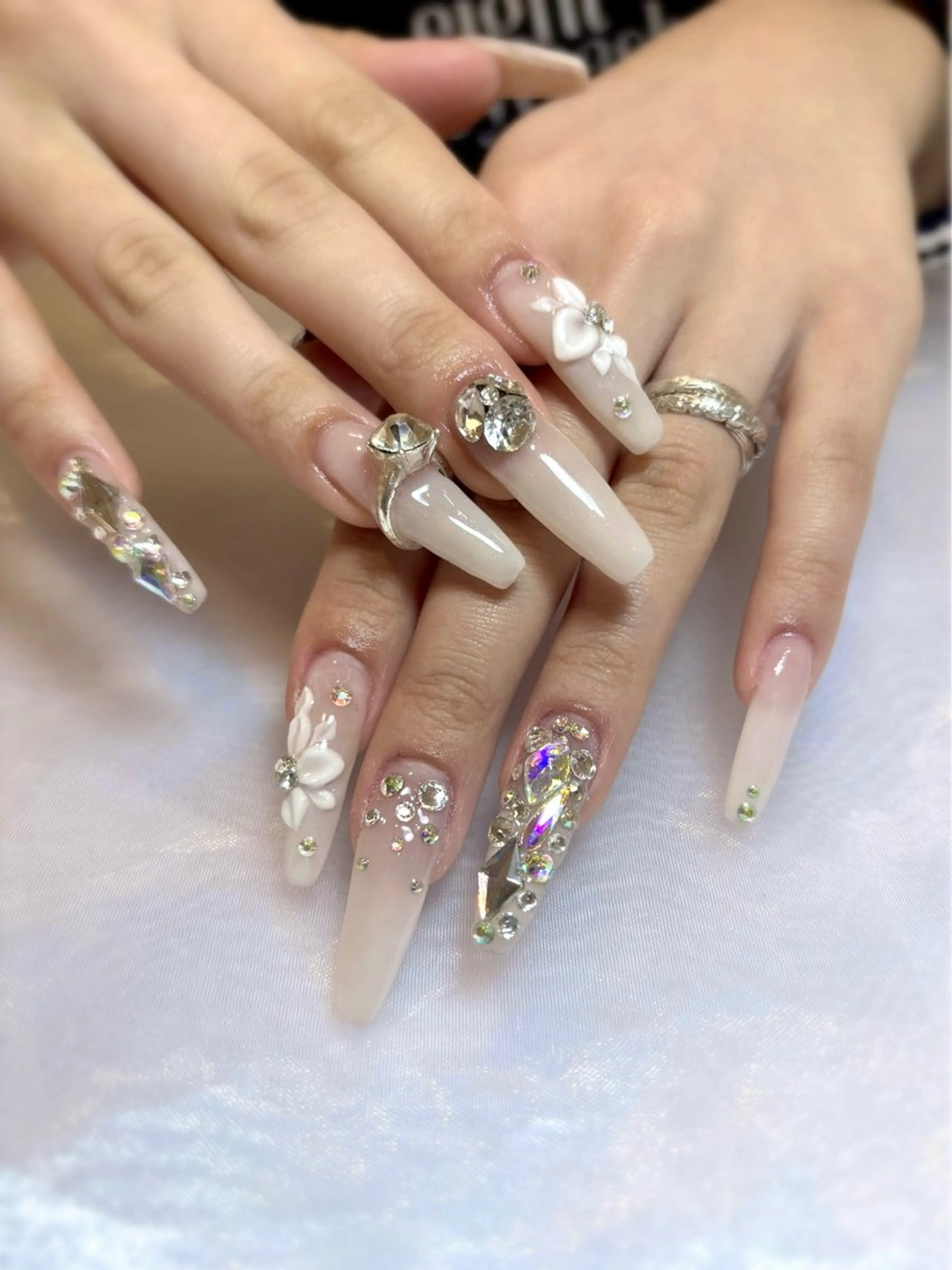 ネイル スカルプネイル eight横浜☁️ くまべのネイルデザイン