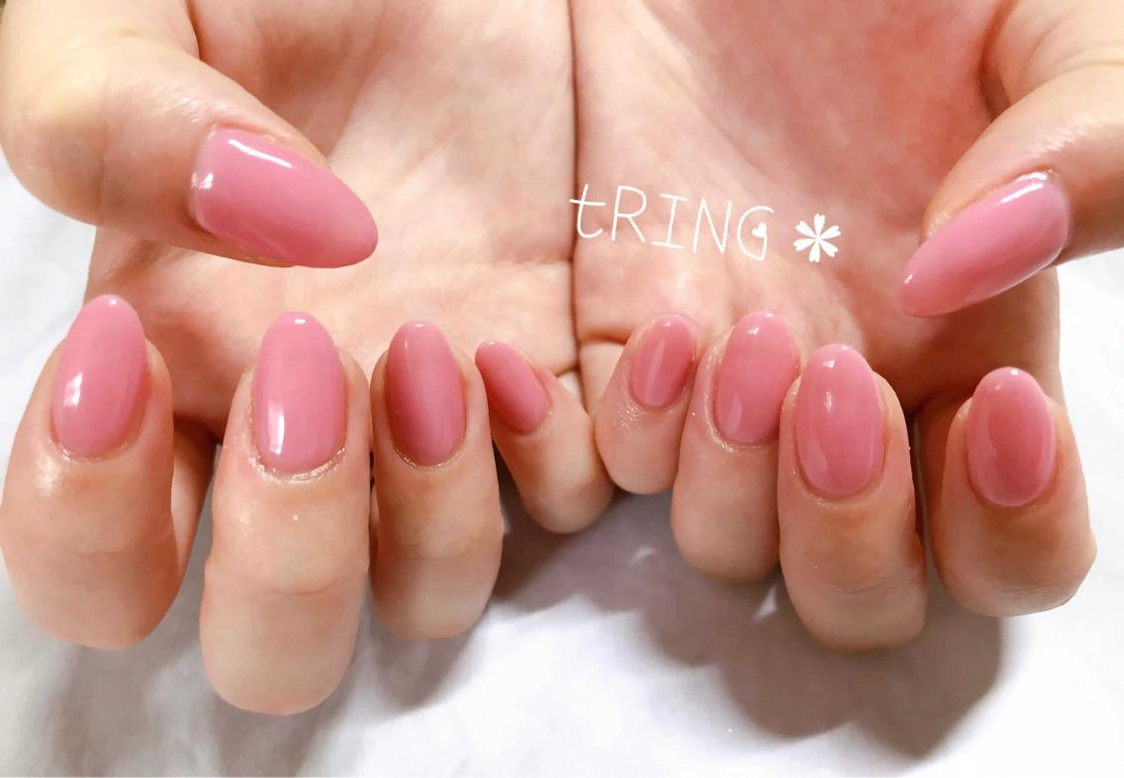ネイル ハンドネイル tRING＊ しいの木台のネイルデザイン