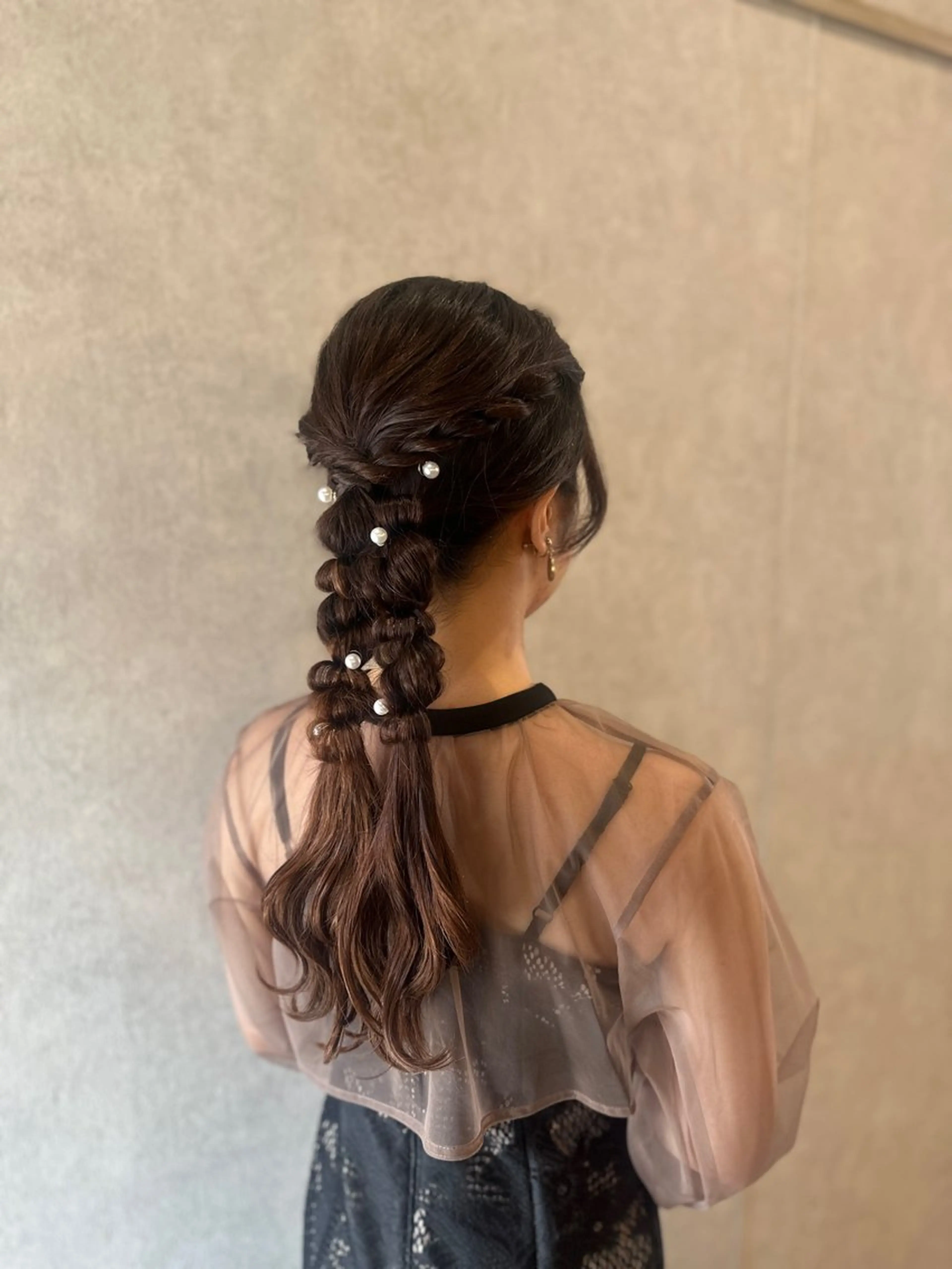 カラー R ／うる艶カラーのヘアスタイル