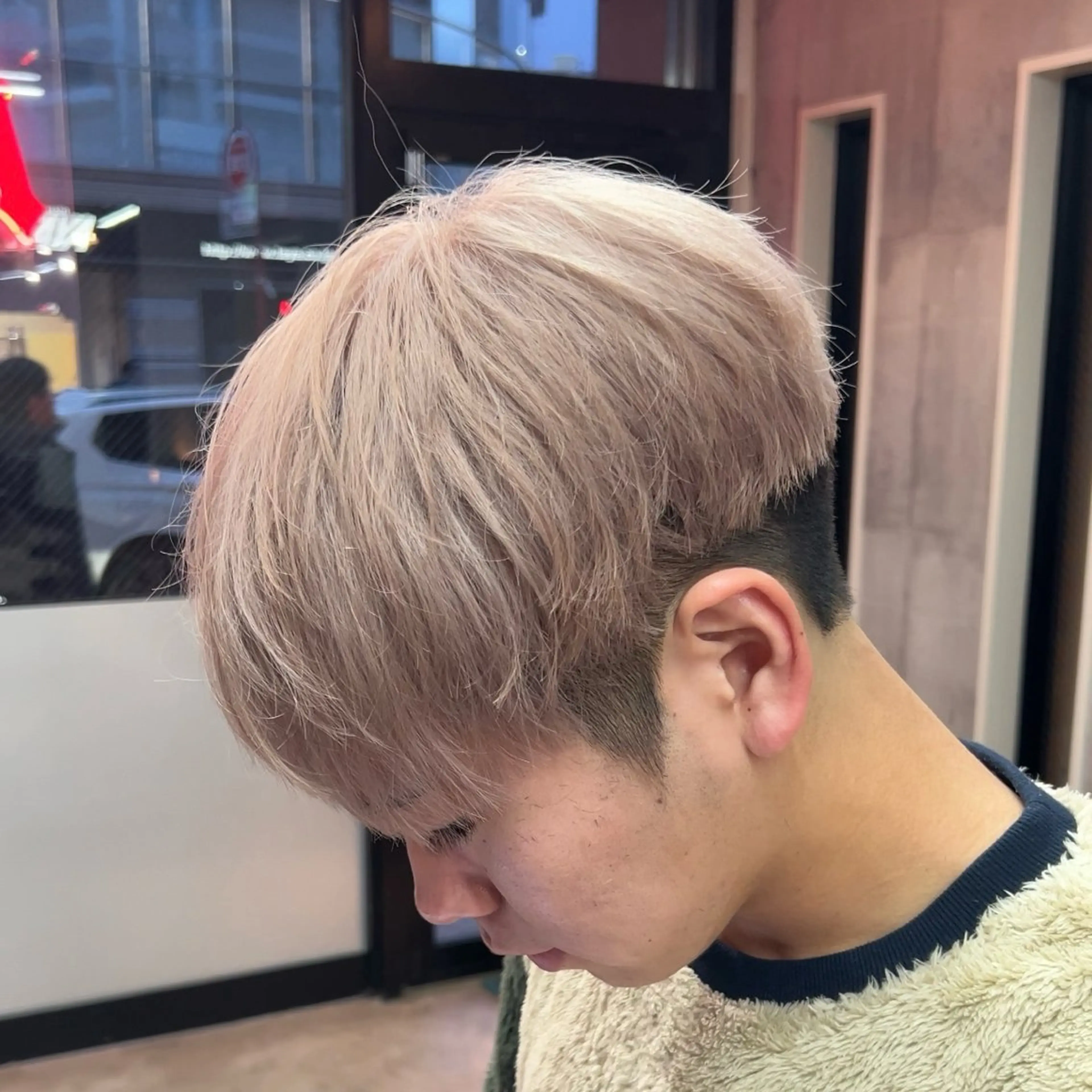 ショート カラー ヘアアレンジ メンズ MENIN メンズ サロン　望月　涼太のヘアスタイル