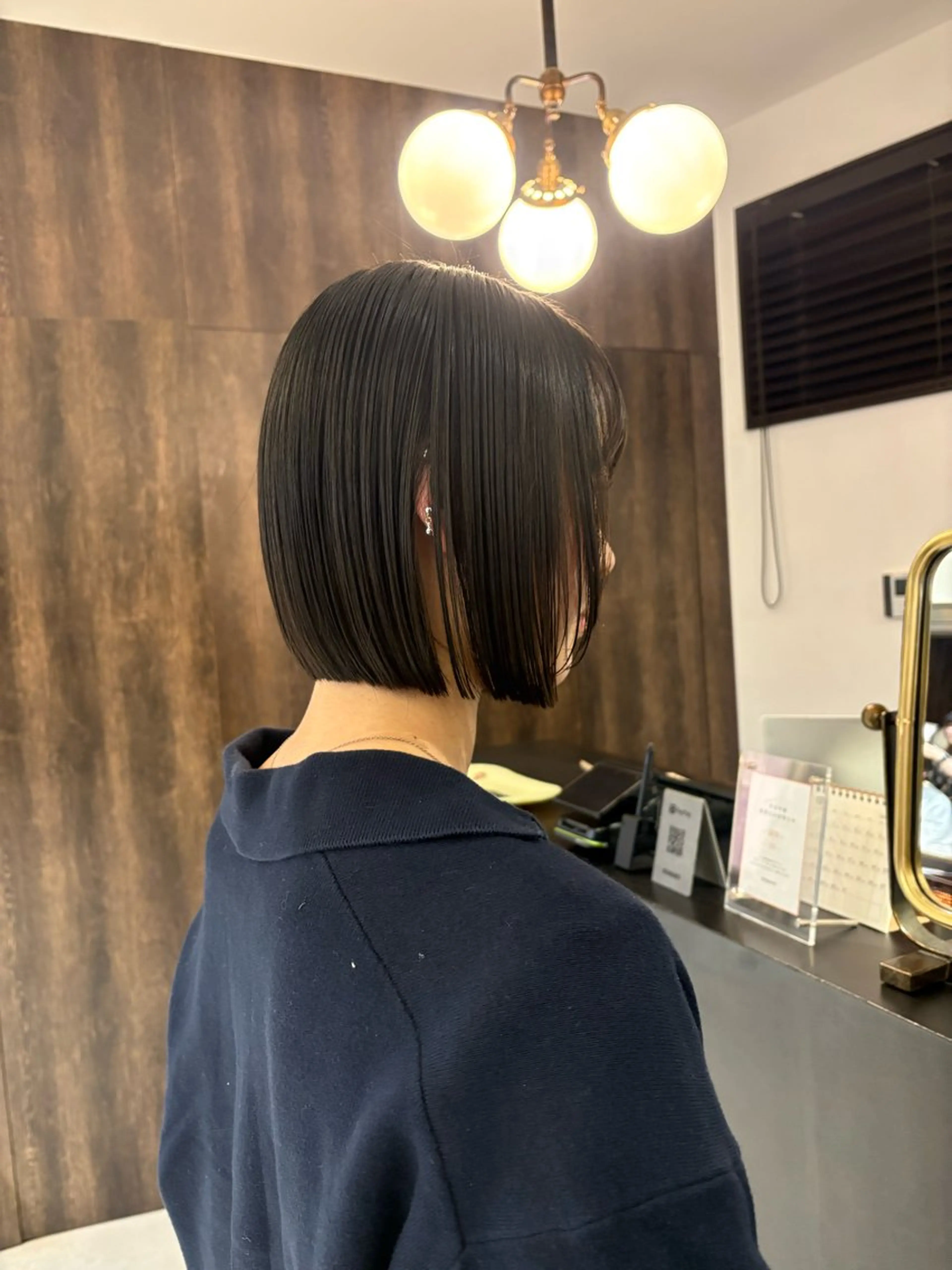ショート ボブ 西野 優夏のヘアスタイル