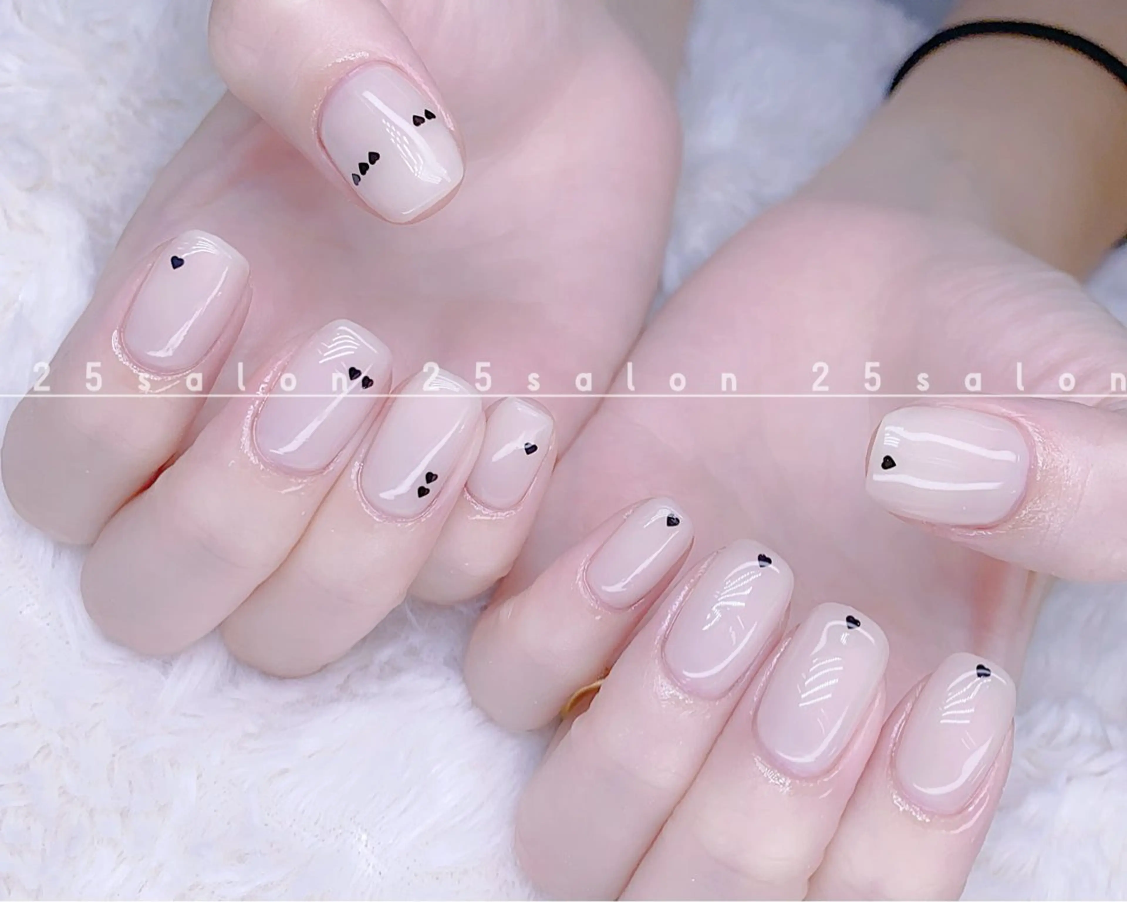 ネイル ジェルネイル 韓国ネイル ニュアンスネイル パラジェル ワンホンネイル 2 5のマツエク・マツパデザイン