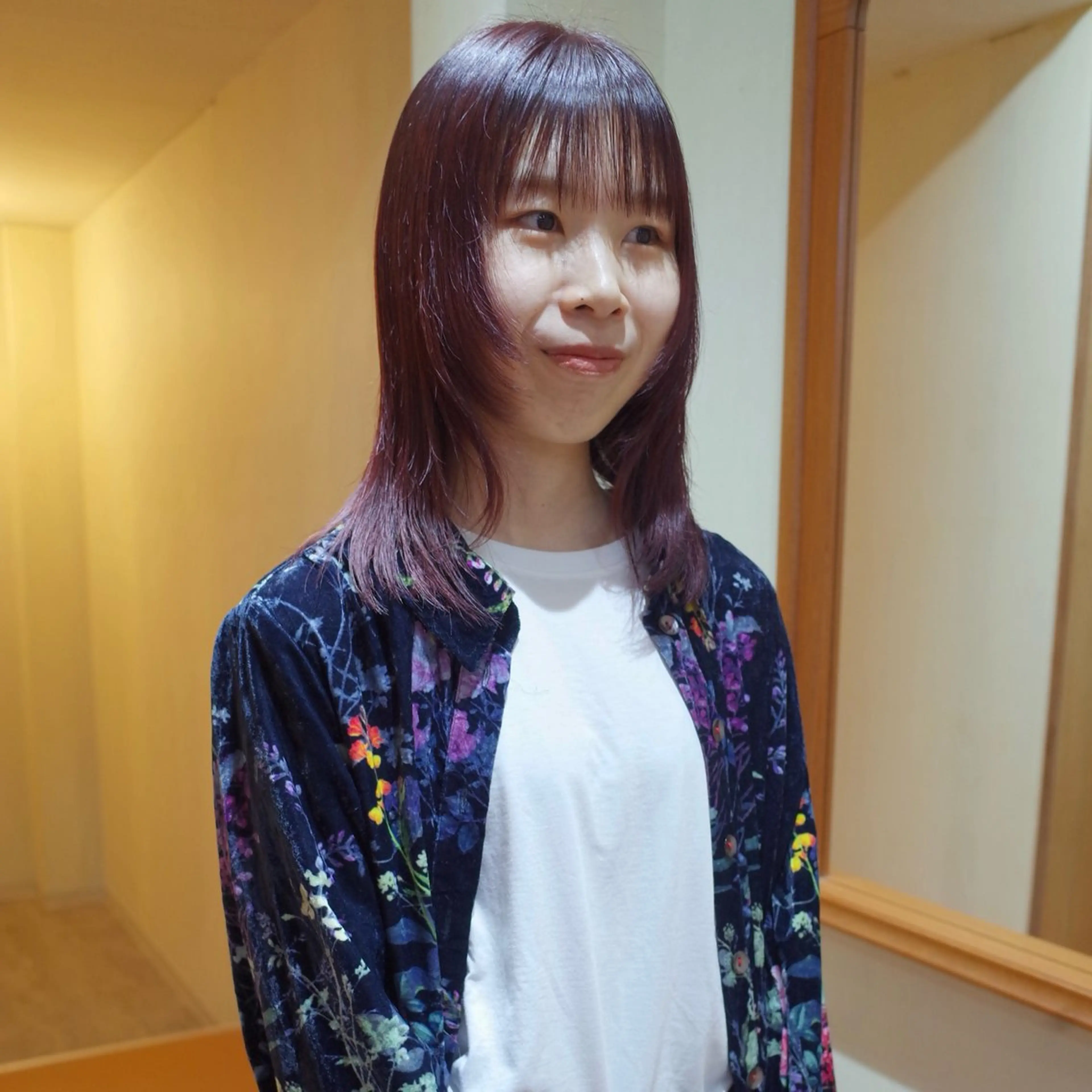 ミディアム カラー ブリーチ ヘアカラー カラーモデル fon▶山田 悠華のヘアスタイル