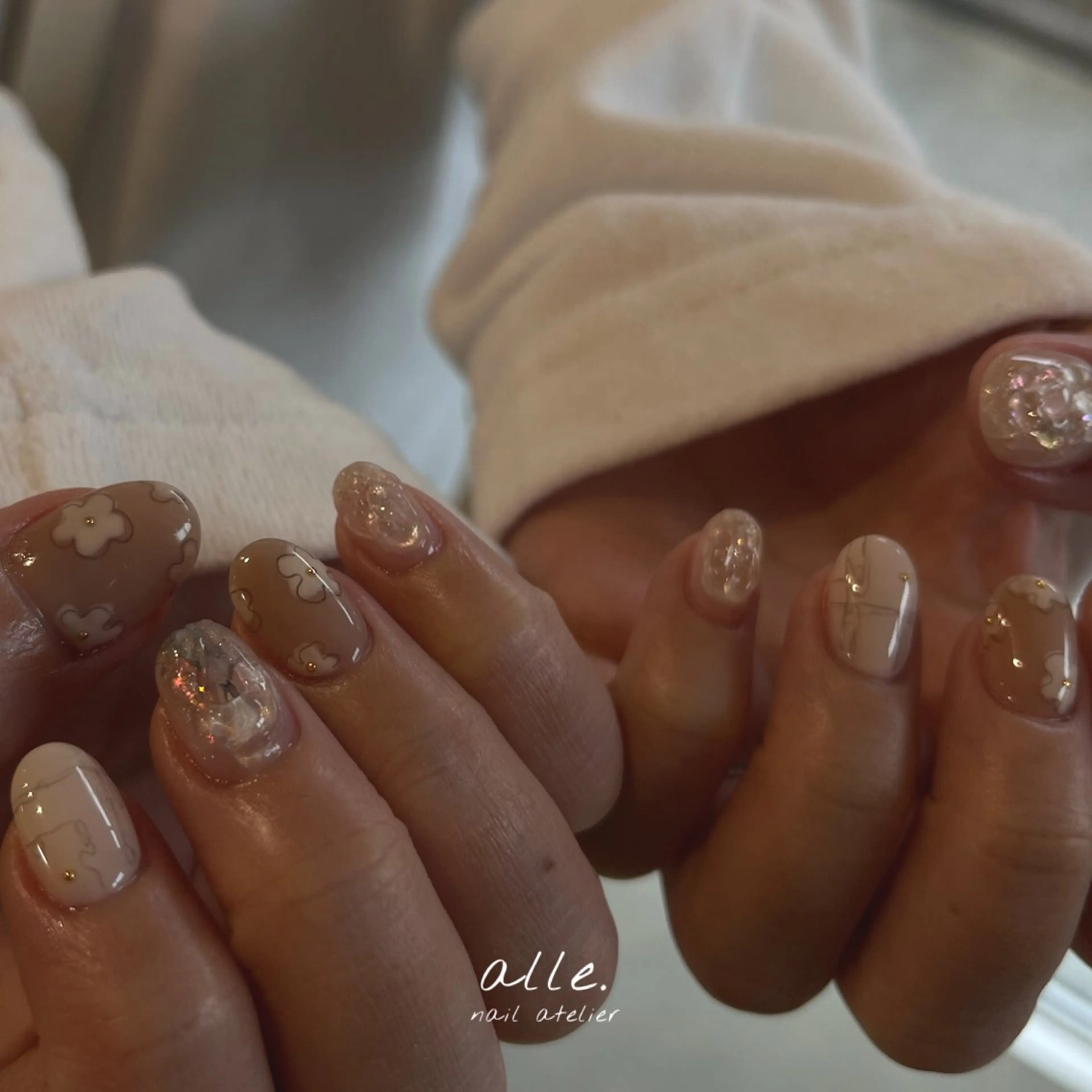 ネイル ハンドネイル atelier alle.のネイルデザイン