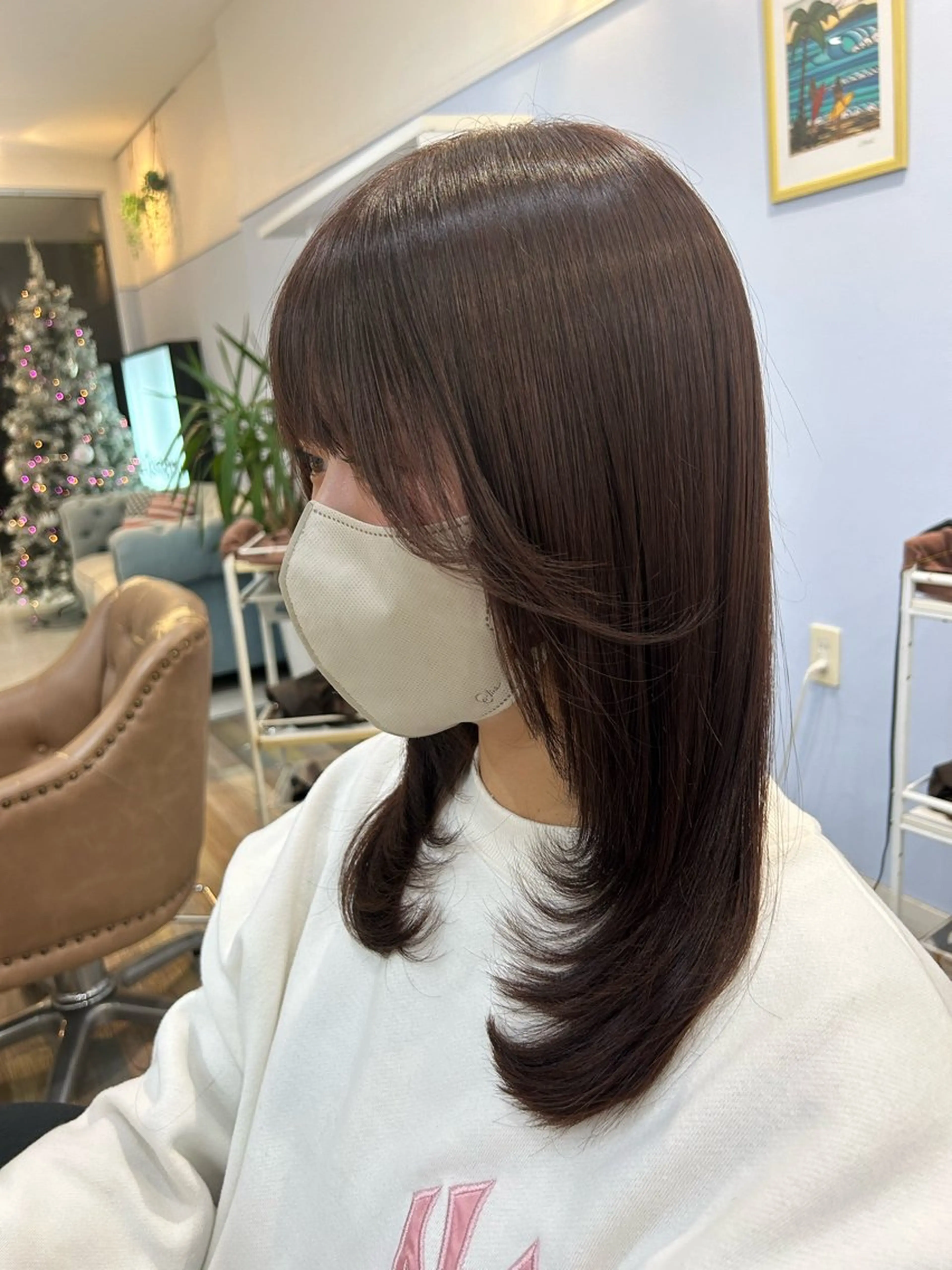 セミロング レイヤーカット カット ショート/レイヤー 🎀細沼玲花のヘアスタイル