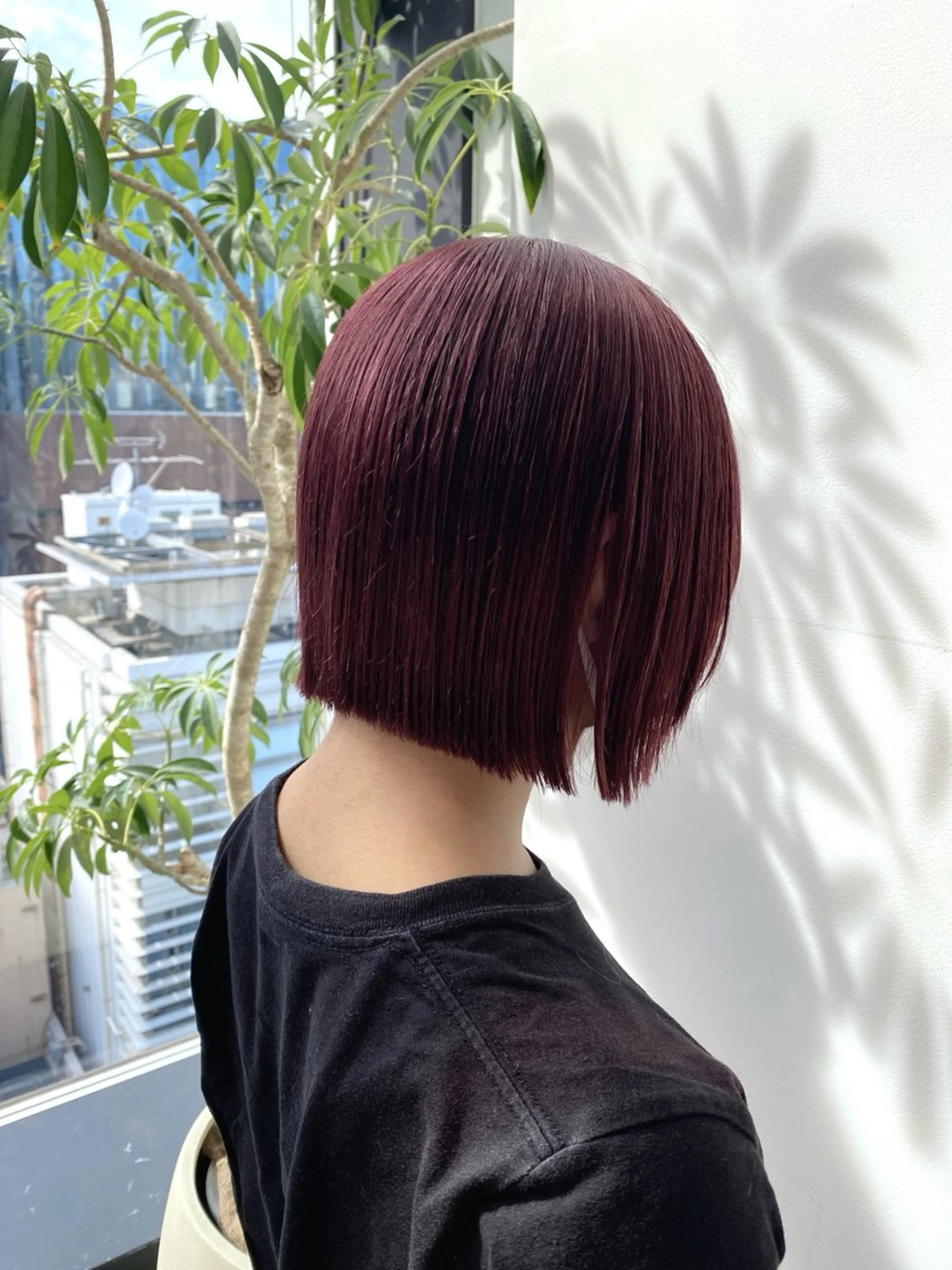 カラー レッドカラー ヘアカラー トリートメント stair:case 🌱Fuka🌱🦖のヘアスタイル