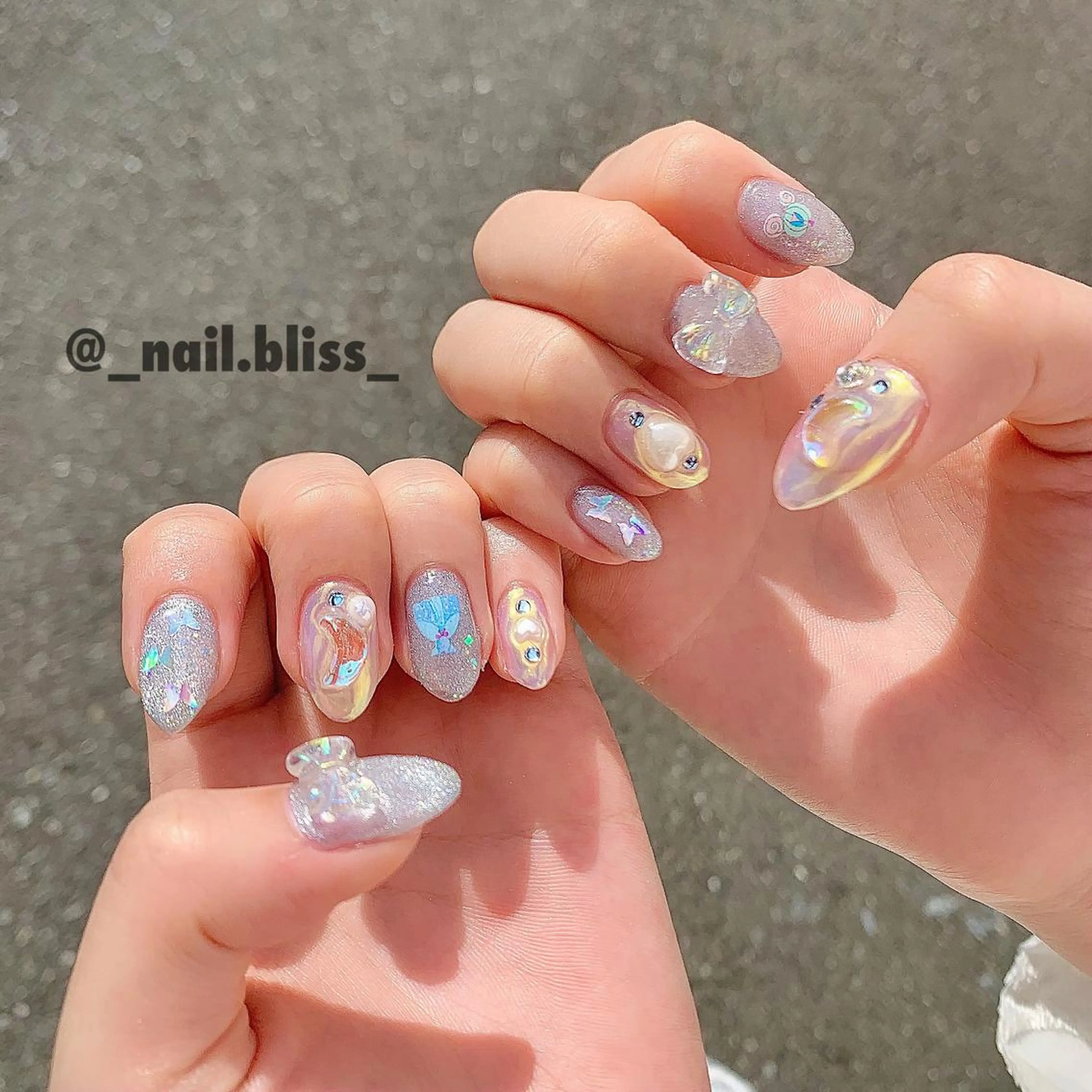 ネイル マグネットネイル NAIL BLISSのネイルデザイン