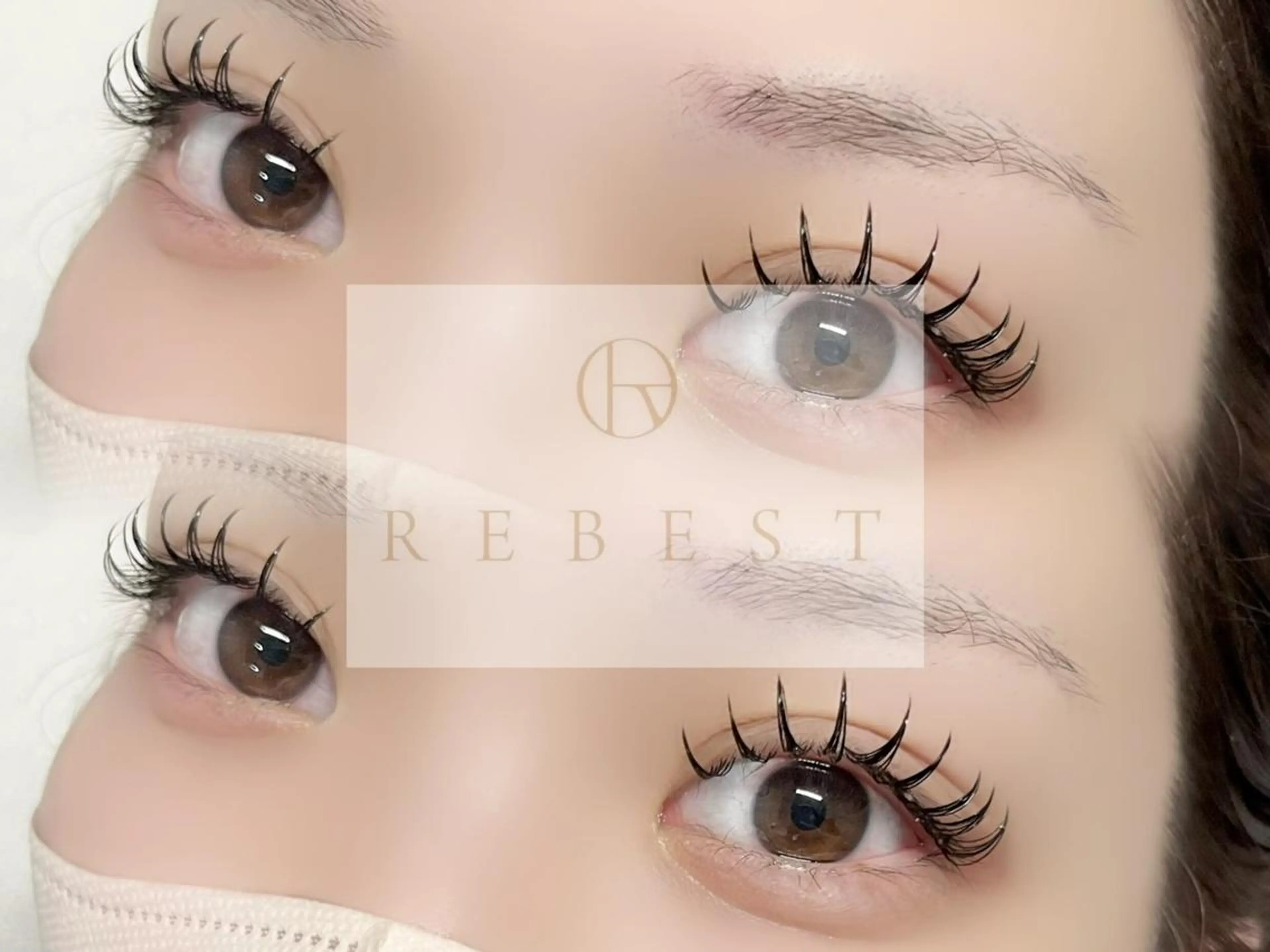 マツエク・マツパ ＲＥＢＥＳＴ ｅｙｅｌａｓｈのマツエク・マツパデザイン