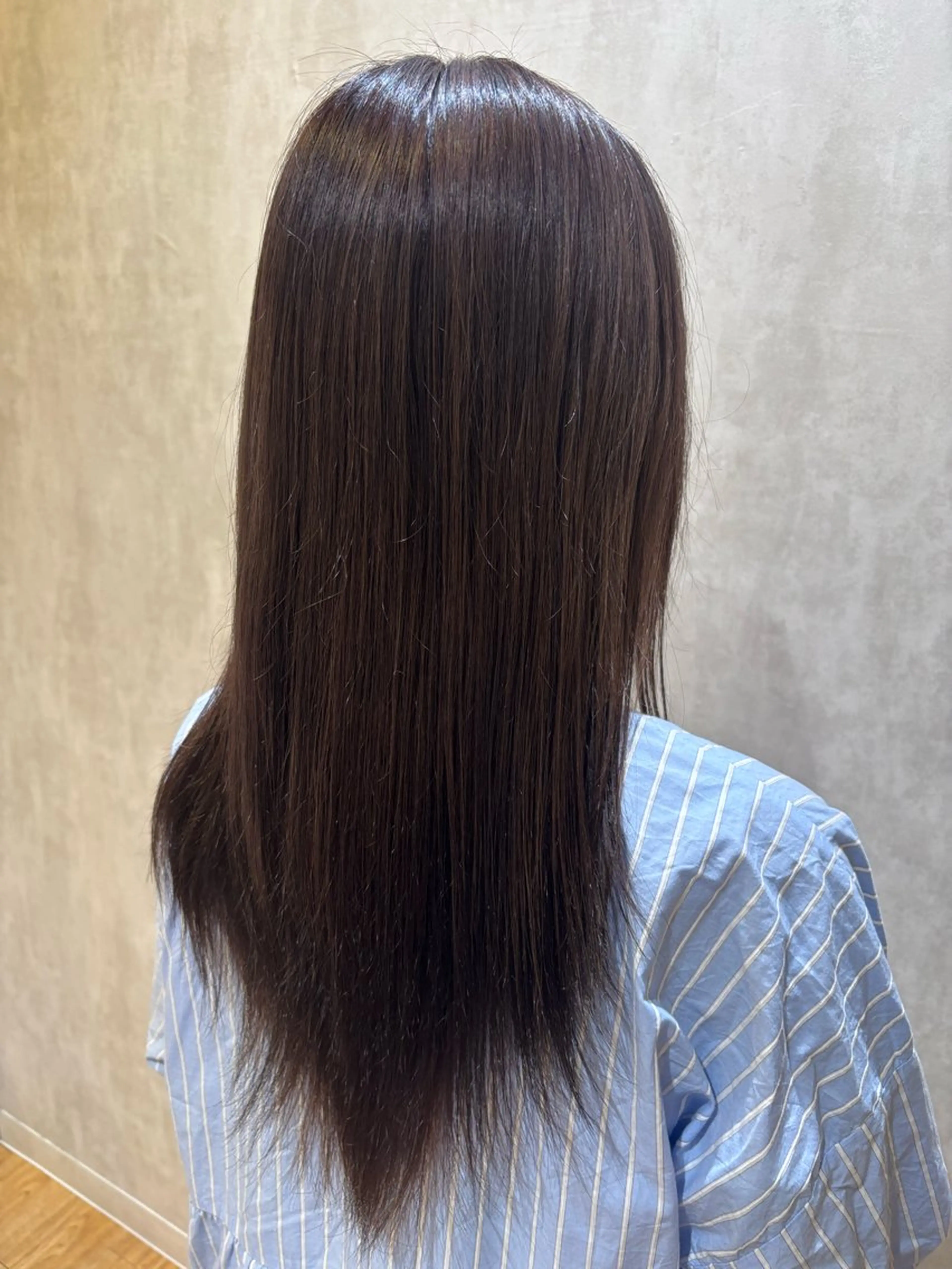 カラー ブリーチ グレージュ ラベンダーカラー ラベンダーグレージュ ラベンダーグレー カット ヘアカラー トリートメント レイヤー/髪質改善 山口   恋のヘアスタイル