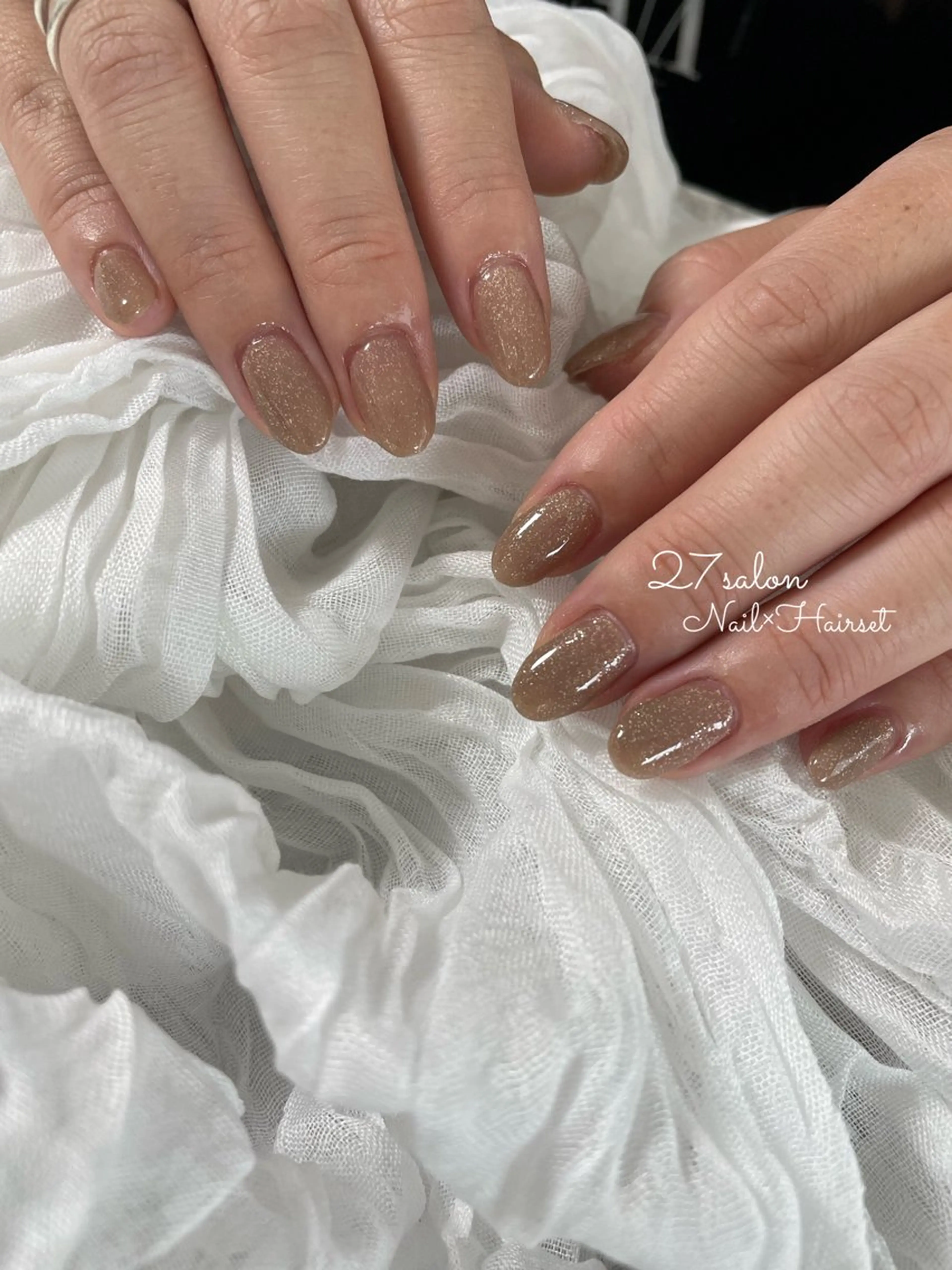 ネイル ラメ(グリッター) 27salon yuinaのネイルデザイン