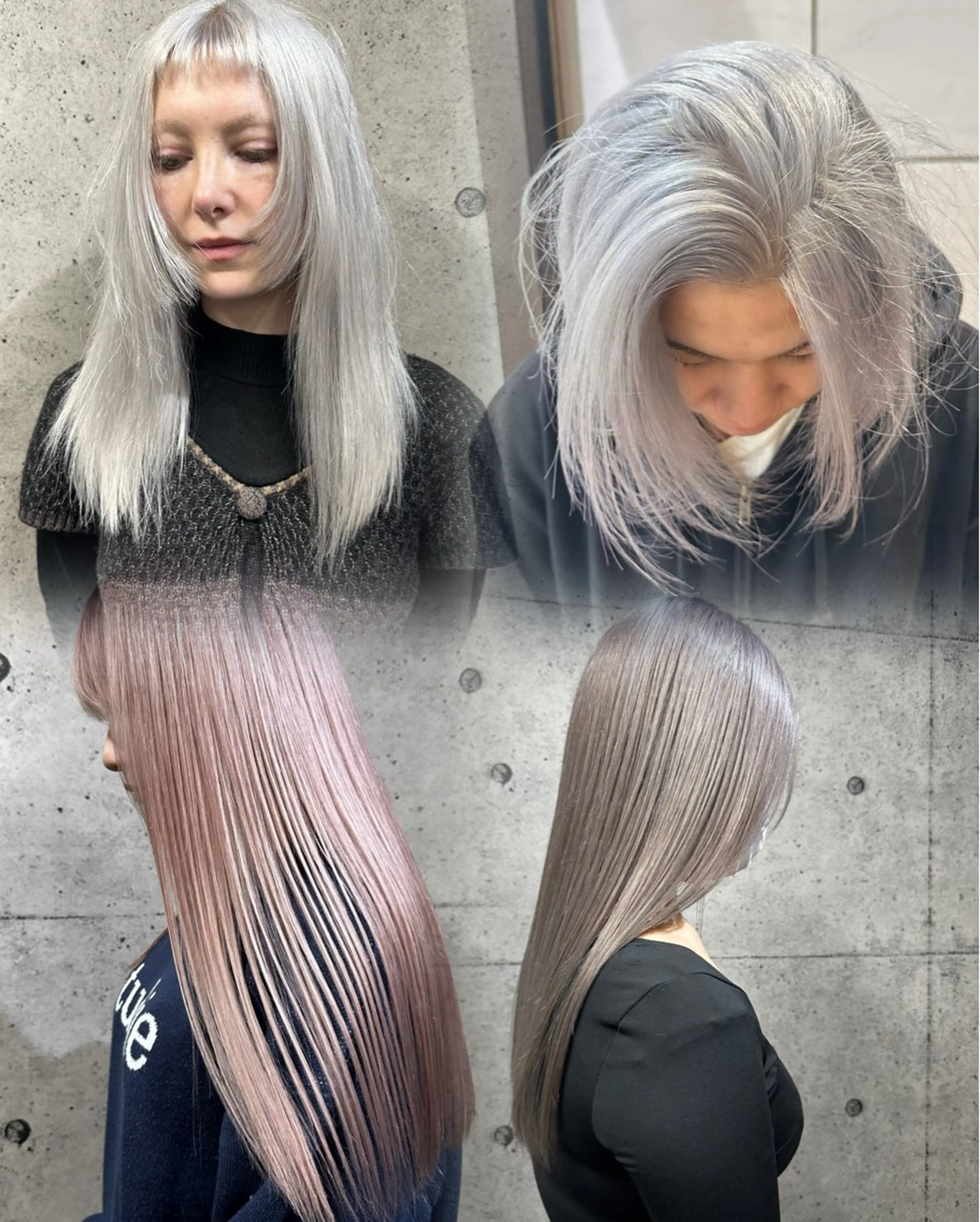 【綺麗なハイトーンにしたい方へ】2ブリーチ+アディクシーカラーの写真